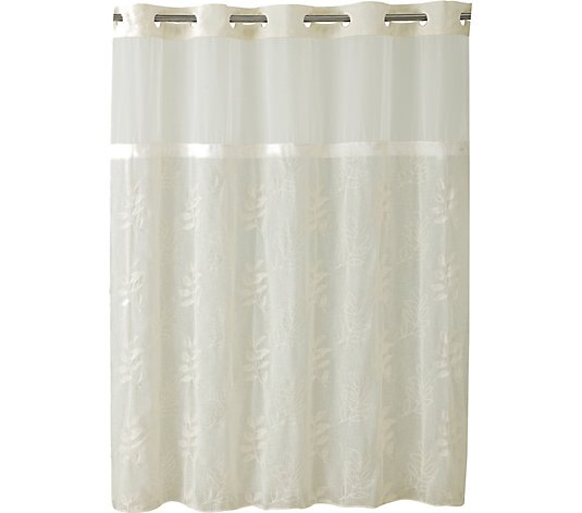Hookless Palm Leaves Shower Curtain And, Hookless Palm Leaves Shower Curtain