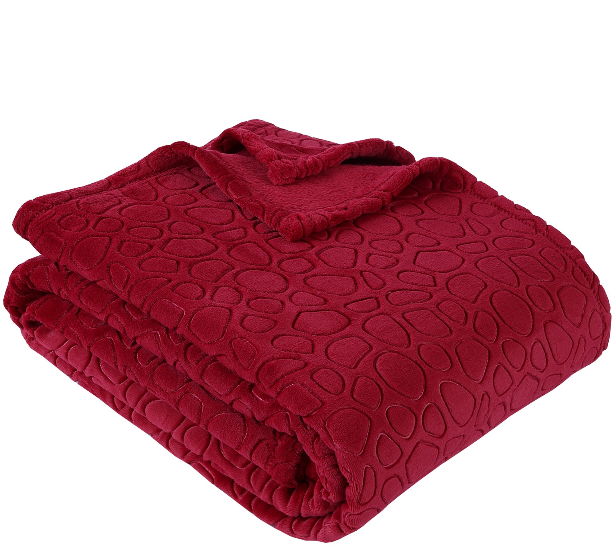 Berkshire Blanket PrimaLush Embossed Circles FL QN Bed Blanke