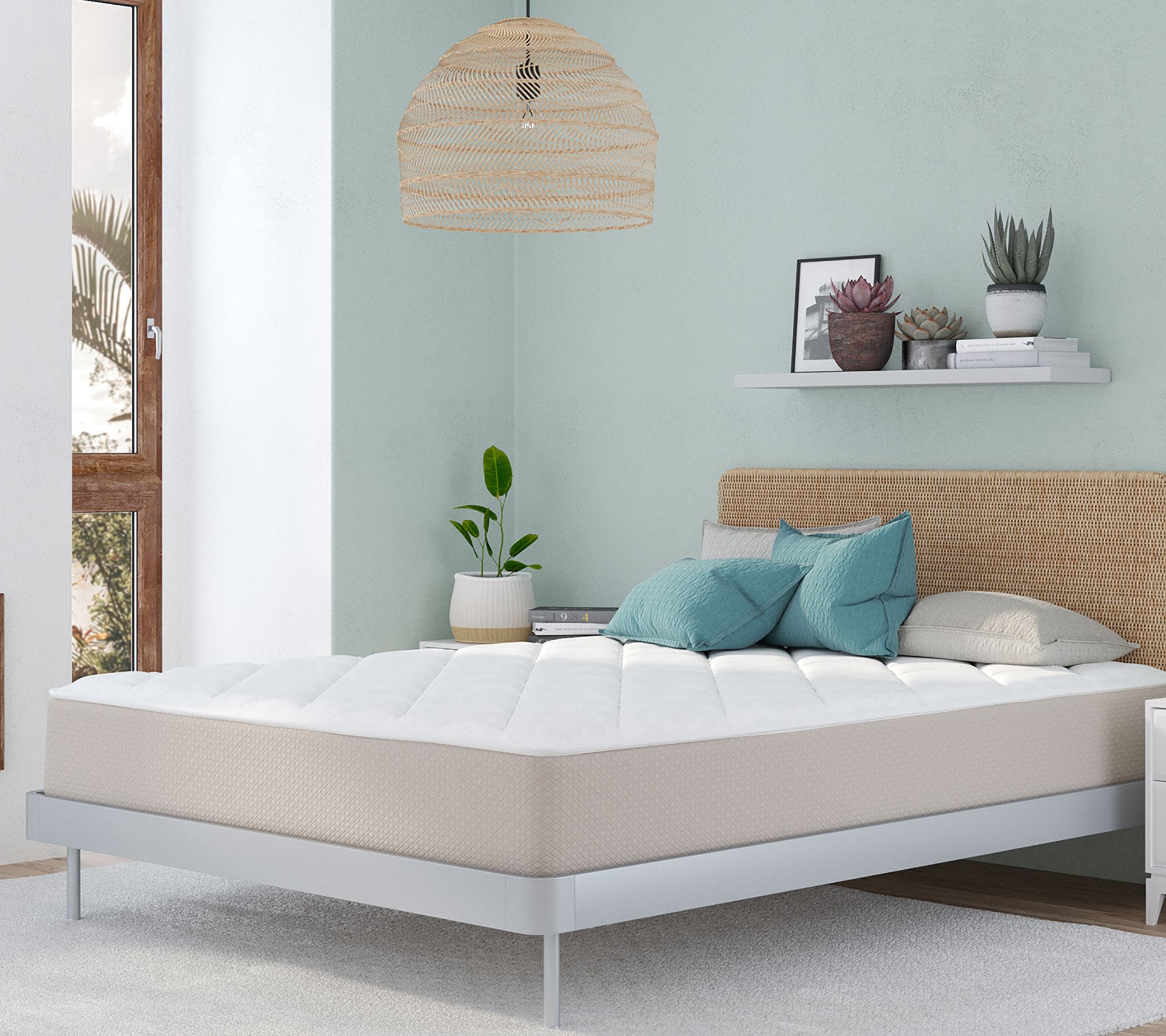 Pedic Solutions 10" Twin Quilted Gel Foam Mattress