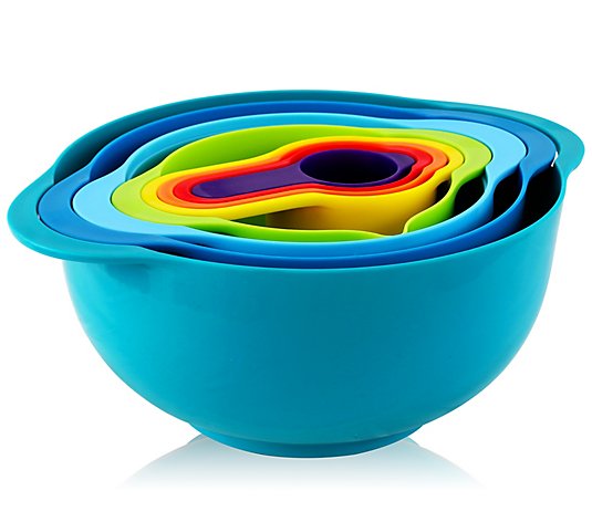 MegaChef Stackable Mixing Bowl & Measuring CupSet