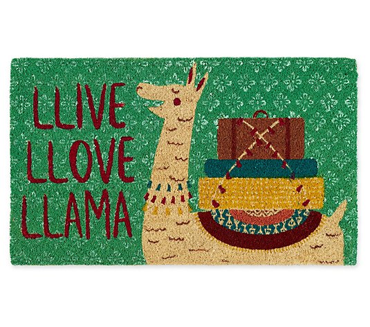 Design Imports Llive Llove Llama Doormat