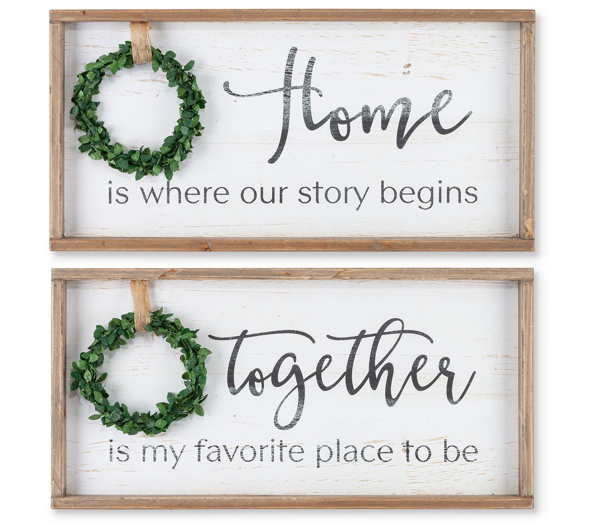 Set of 2 23.63" Wooden Wall Decor by Gerson Co.