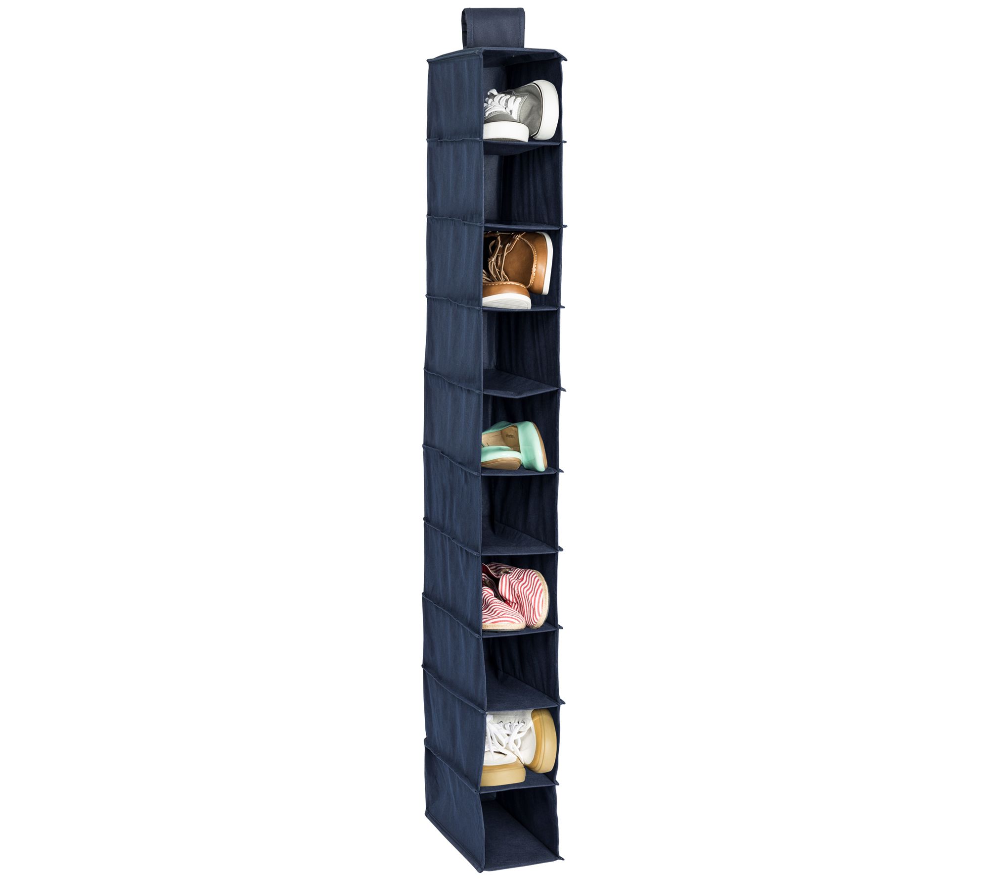 HoneyCanDo 10Shelf Hanging Shoe Organizer