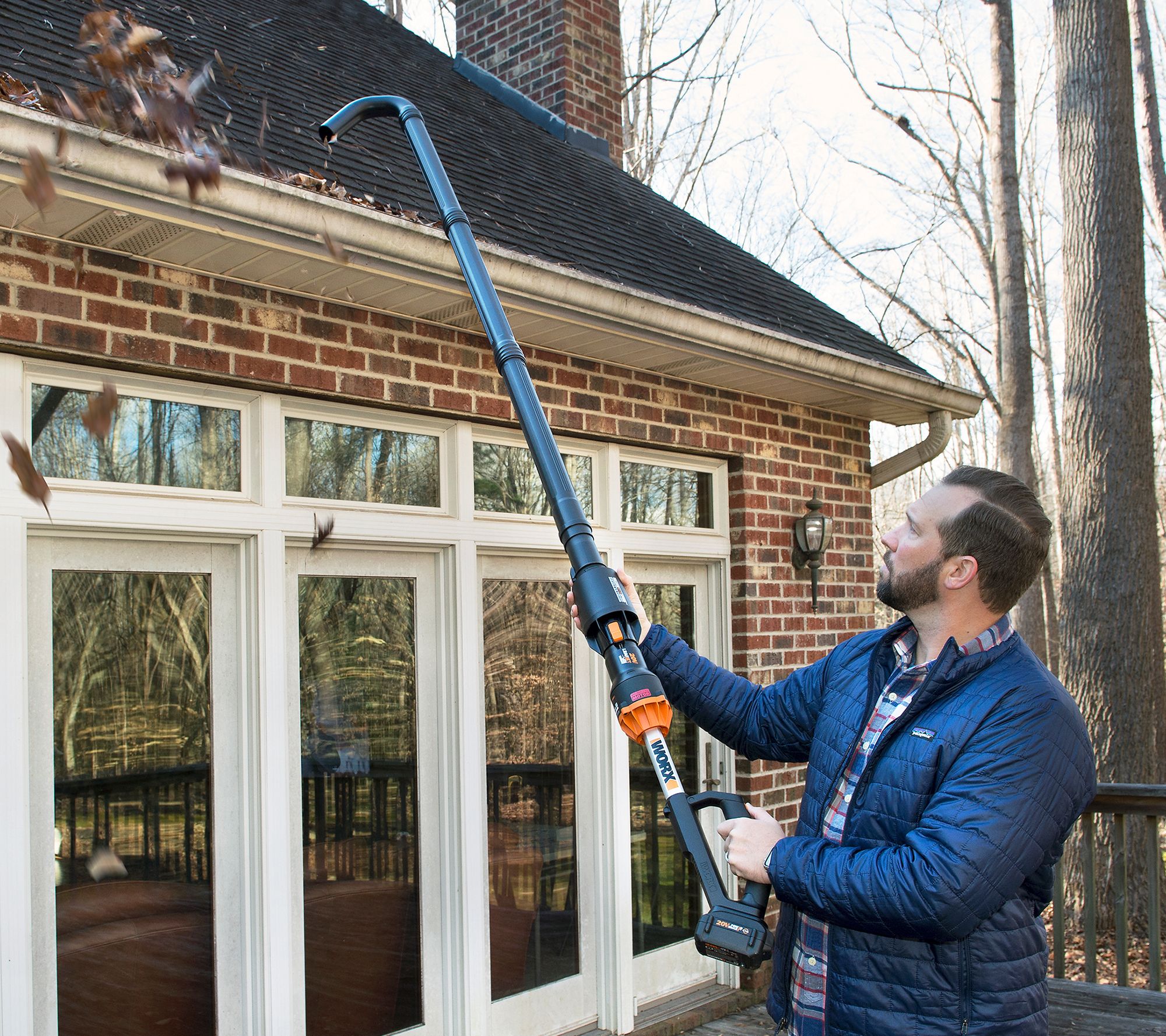 WORX Universal Gutter Cleaning Kit for LeafJet Blowers QVC