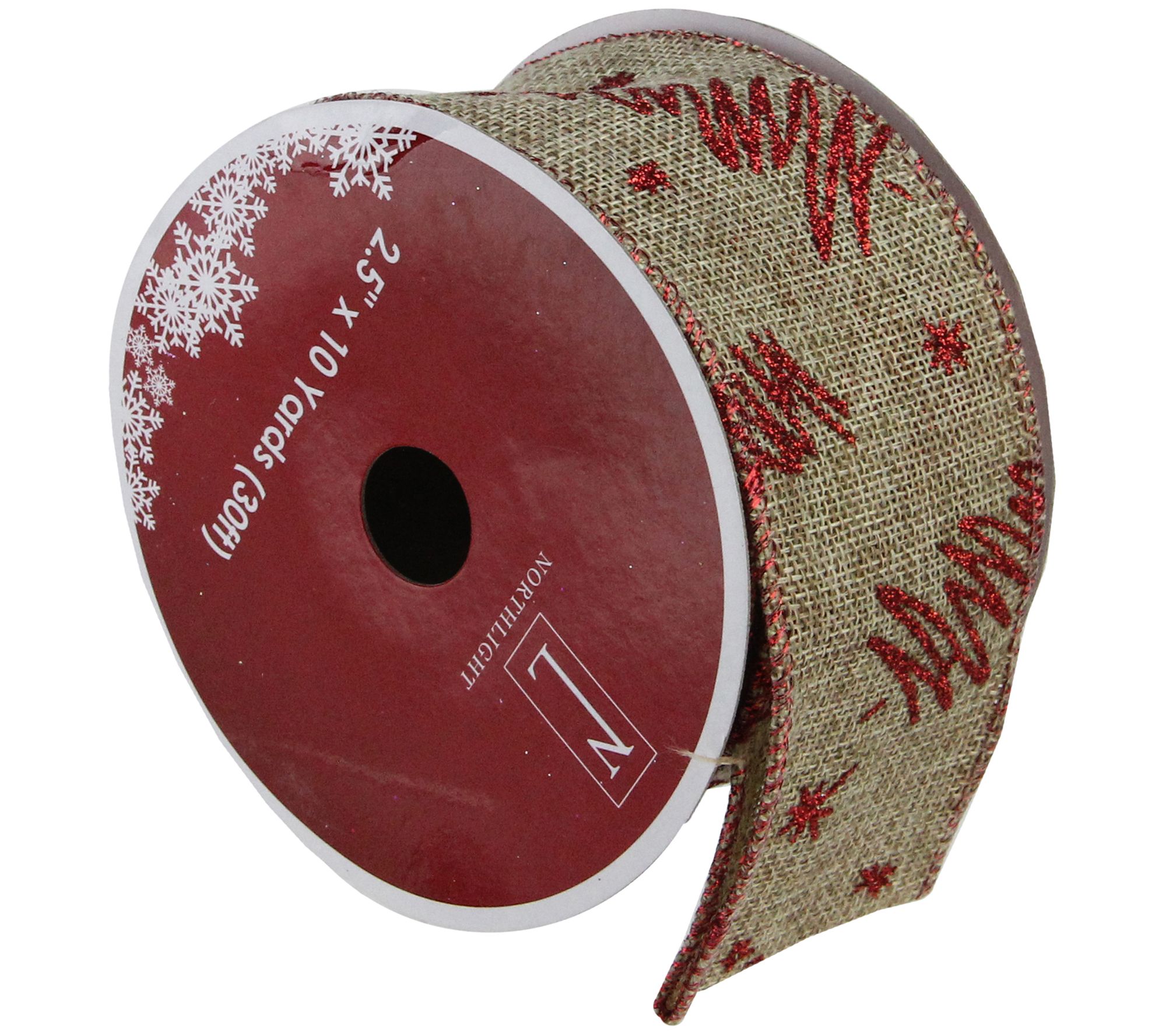 Red Velvet Ribbon 2 Inch x 30ft Christmas New With Bow Guide