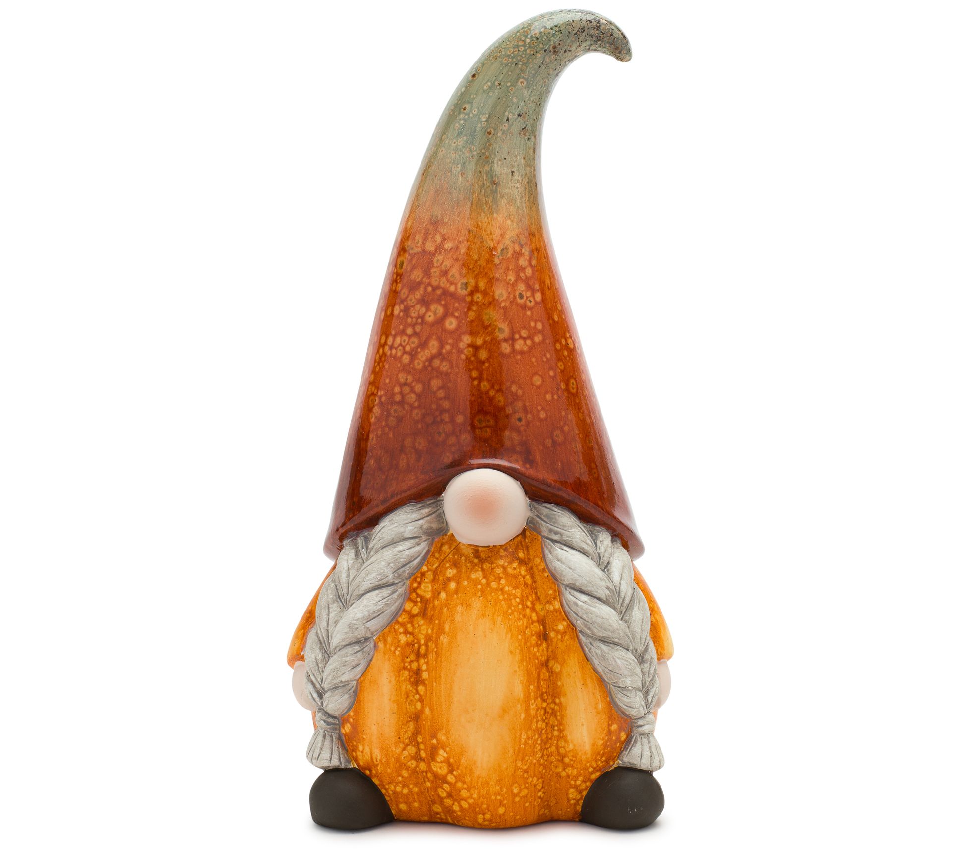 Melrose International Terra Cotta Garden Gnome Statue with Welcome Sign 24