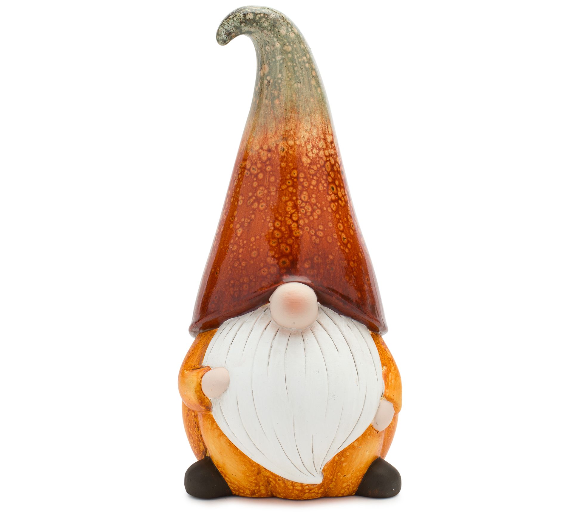 Melrose International Terra Cotta Garden Gnome Statue with Welcome Sign 24