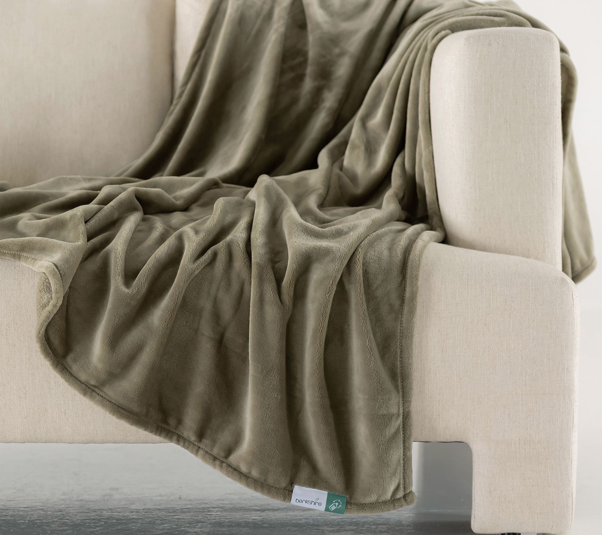 Berkshire Collection Faux Fur Plush Throw Blanket, 60x70, Choose Color