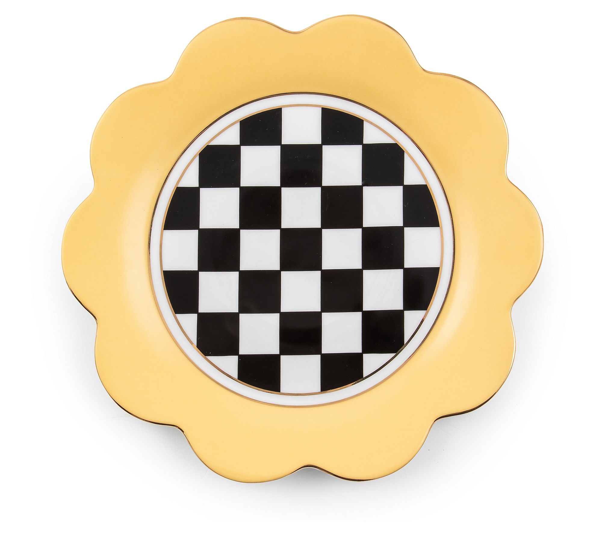 MacKenzie-Childs Butterfly Toile Dinner Plate