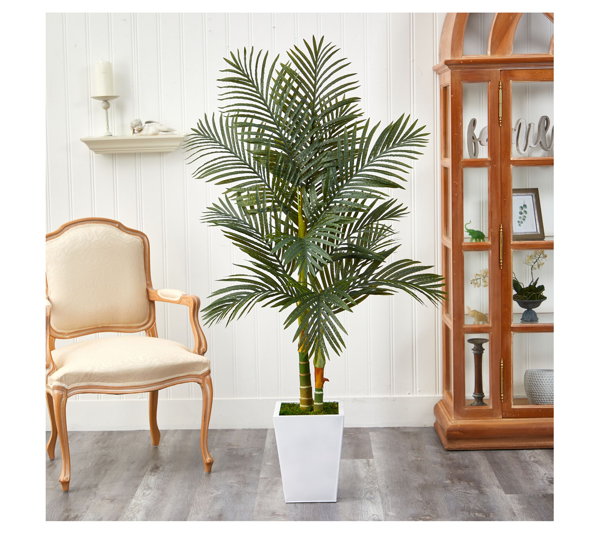 Nearly Natural 5.5' Golden Cane Artificial PalmTree