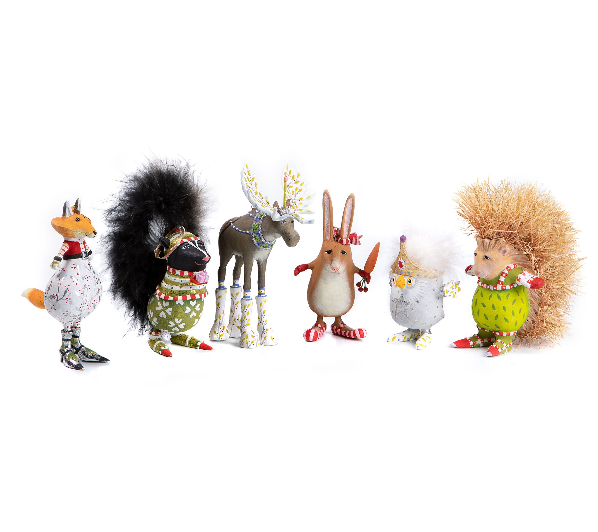 MacKenzie-Childs Woodland Mini Ornament Set