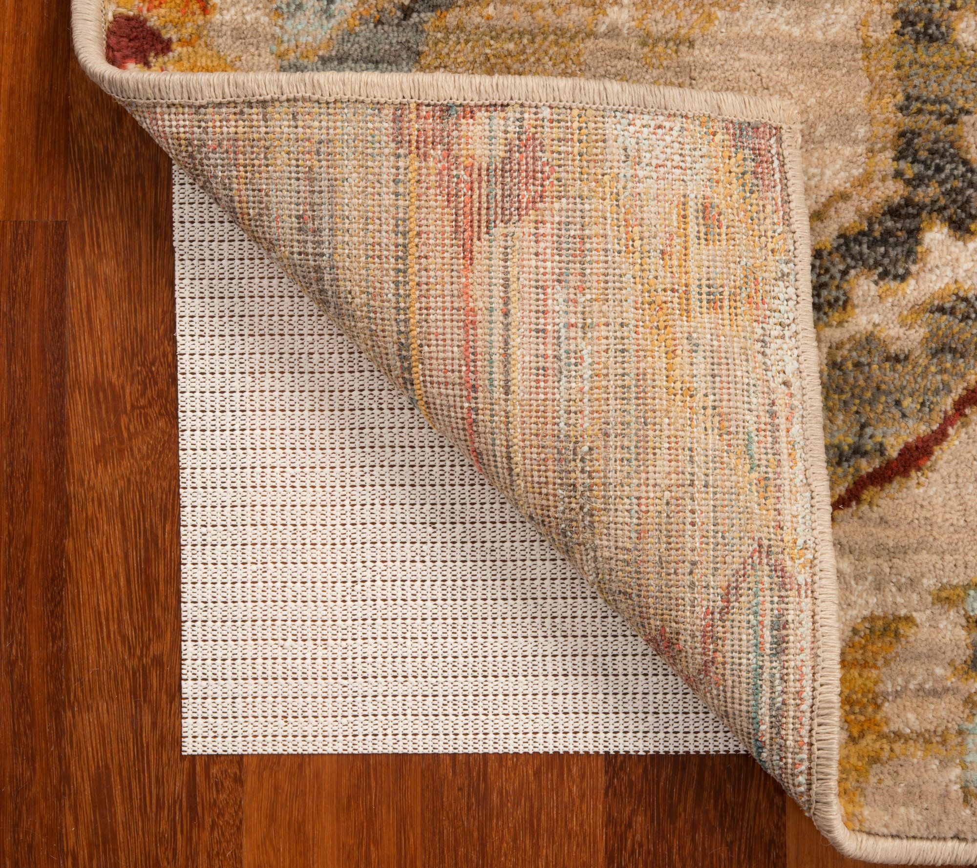 Secure Grip Indoor Hard Surface Beige 1'11" X 7'6" Rug Pad