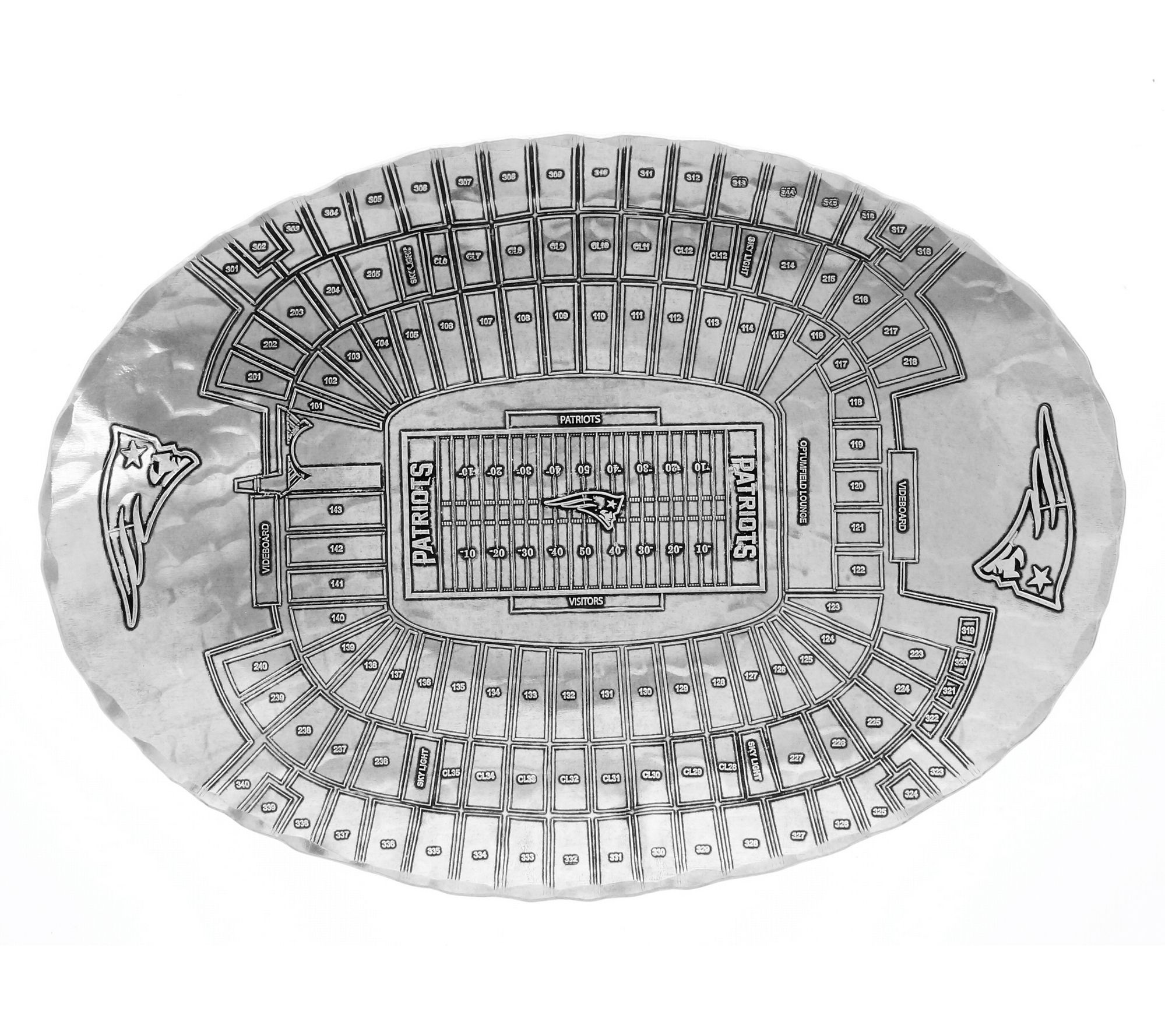 Wendell August NFL Stadium Series Oval Dish sh