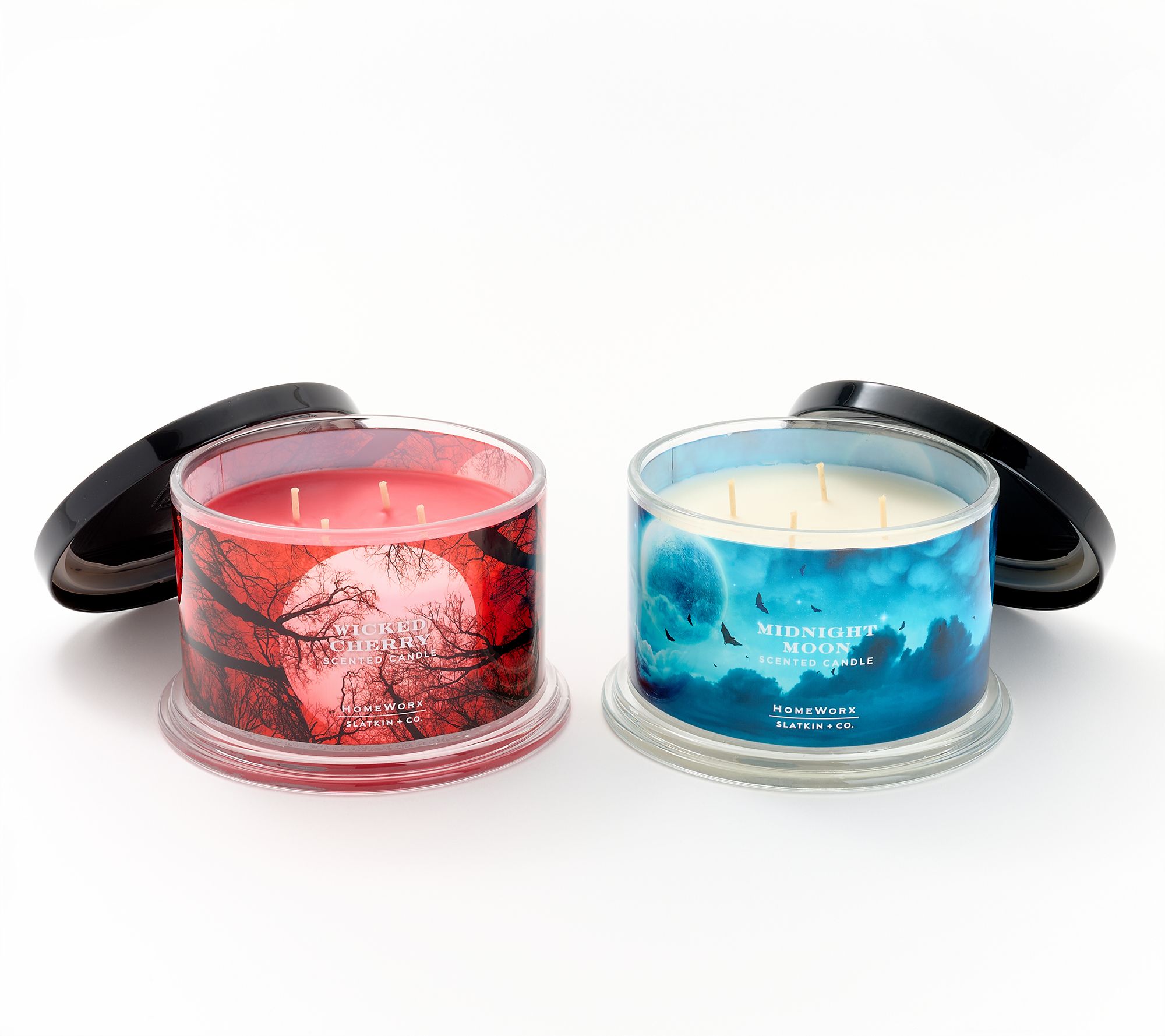 HomeWorx by Slatkin + Co. S/2 18oz Thrills & Chills Candles