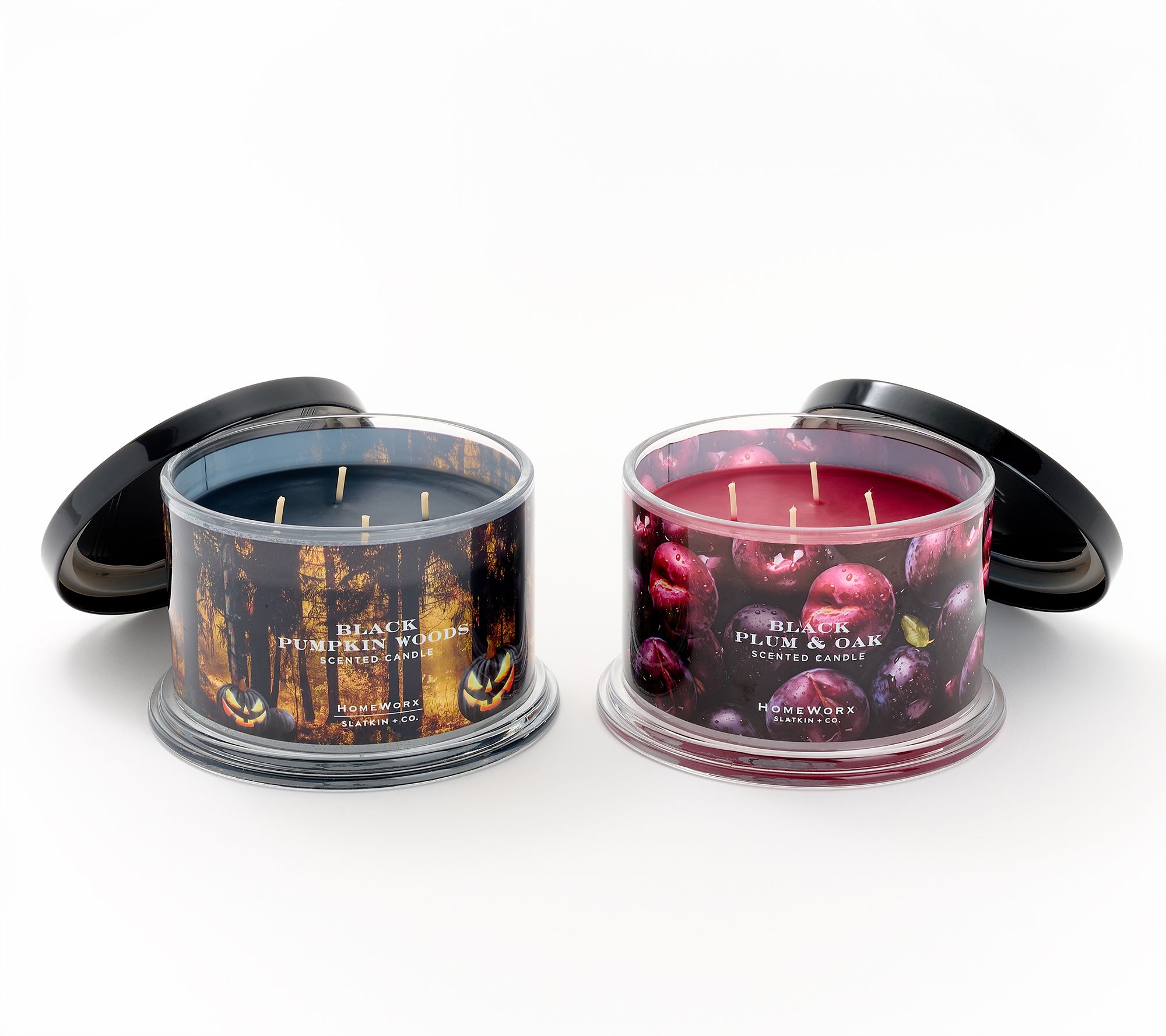 HomeWorx by Slatkin + Co. S/2 18oz Thrills & Chills Candles