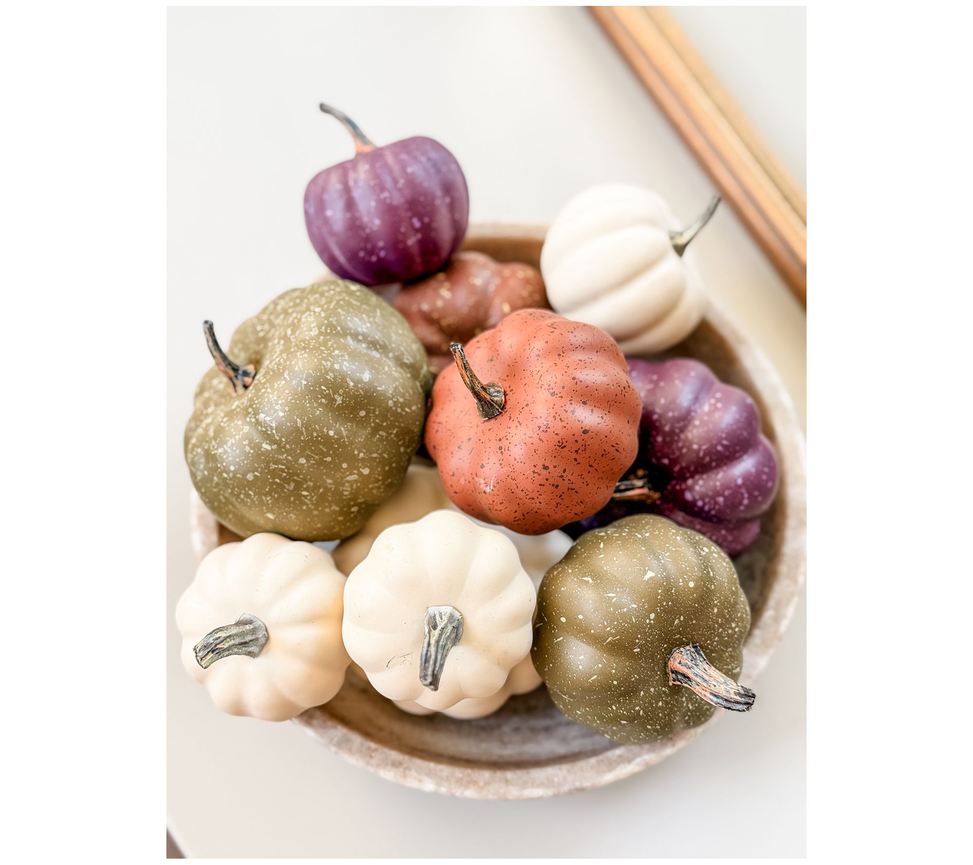 Simply Stunning Set of 10 Mini Pumpkins by Janine Graff