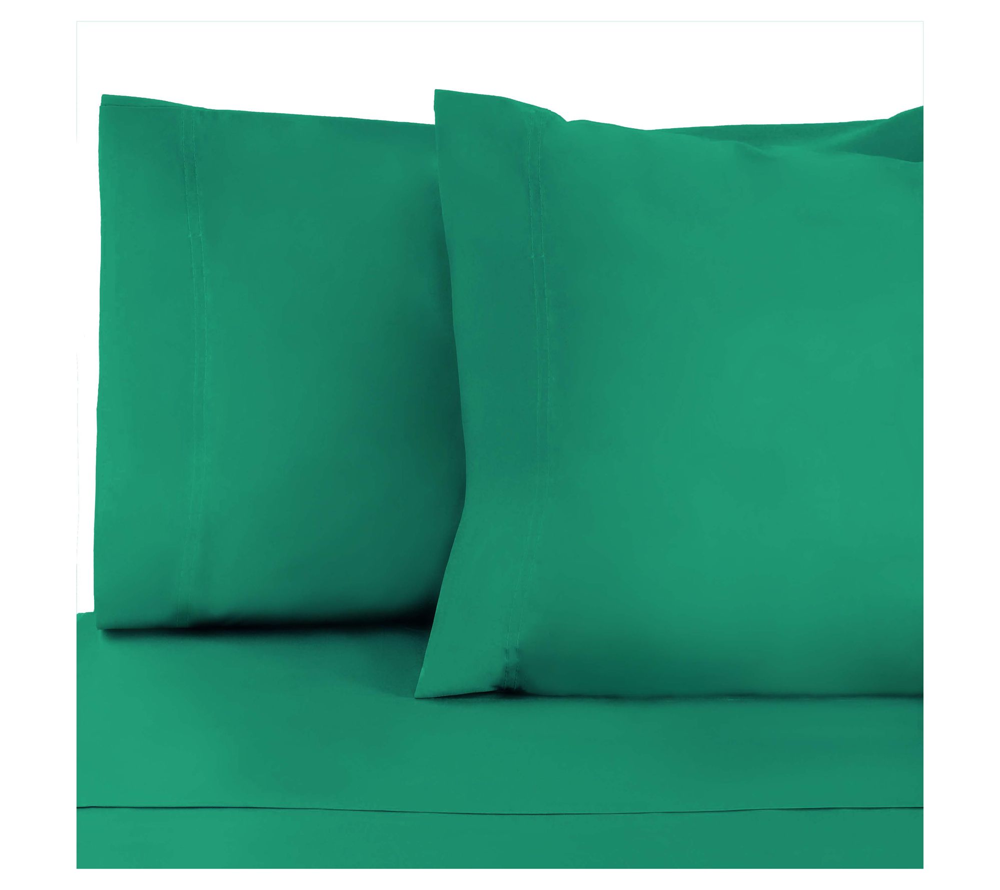 Superior 2 Piece Solid 800 TC Cotton Blend Pillowcases, King