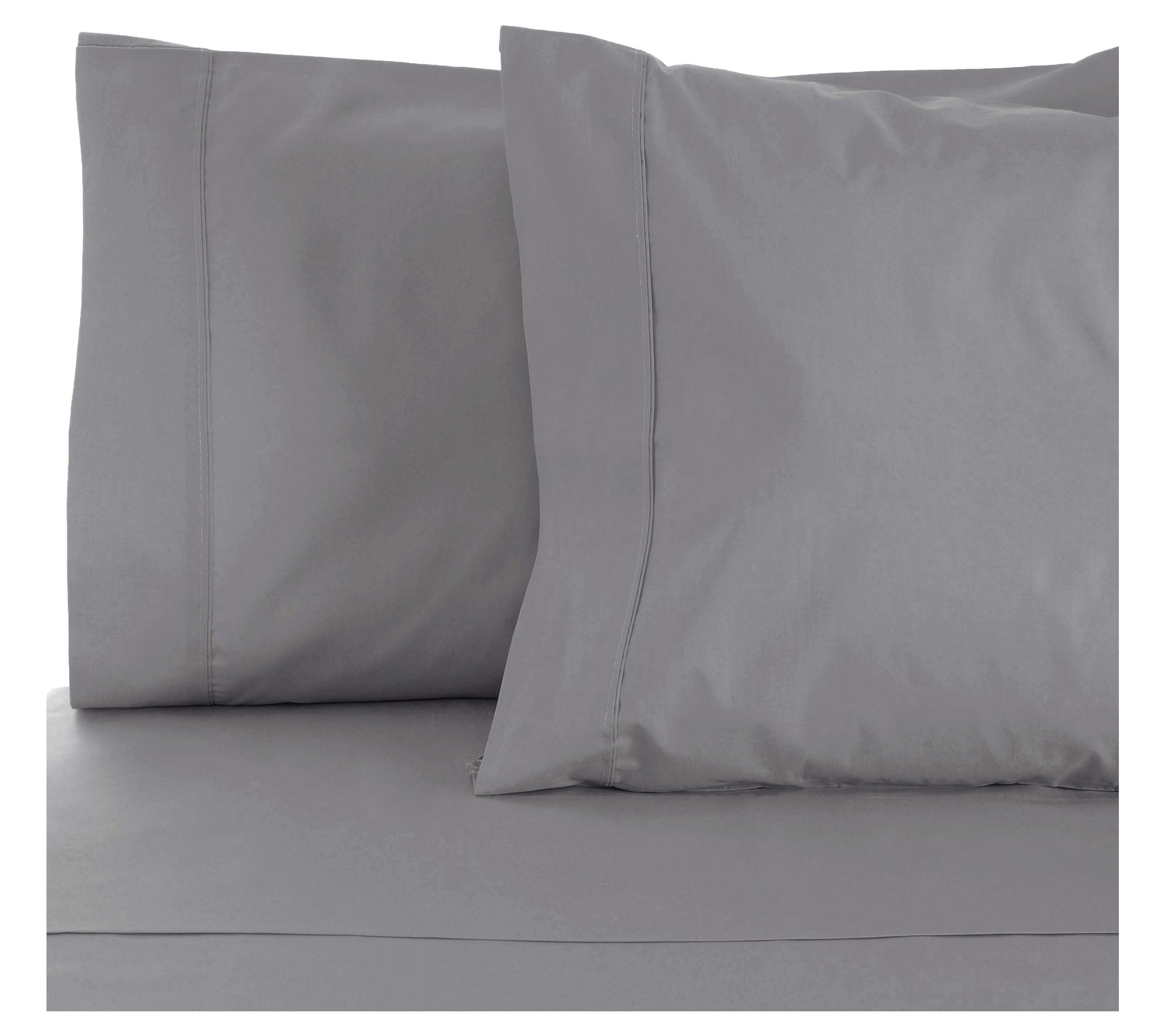 Superior 2 Piece Solid 800 TC Cotton Blend Pillowcases, King