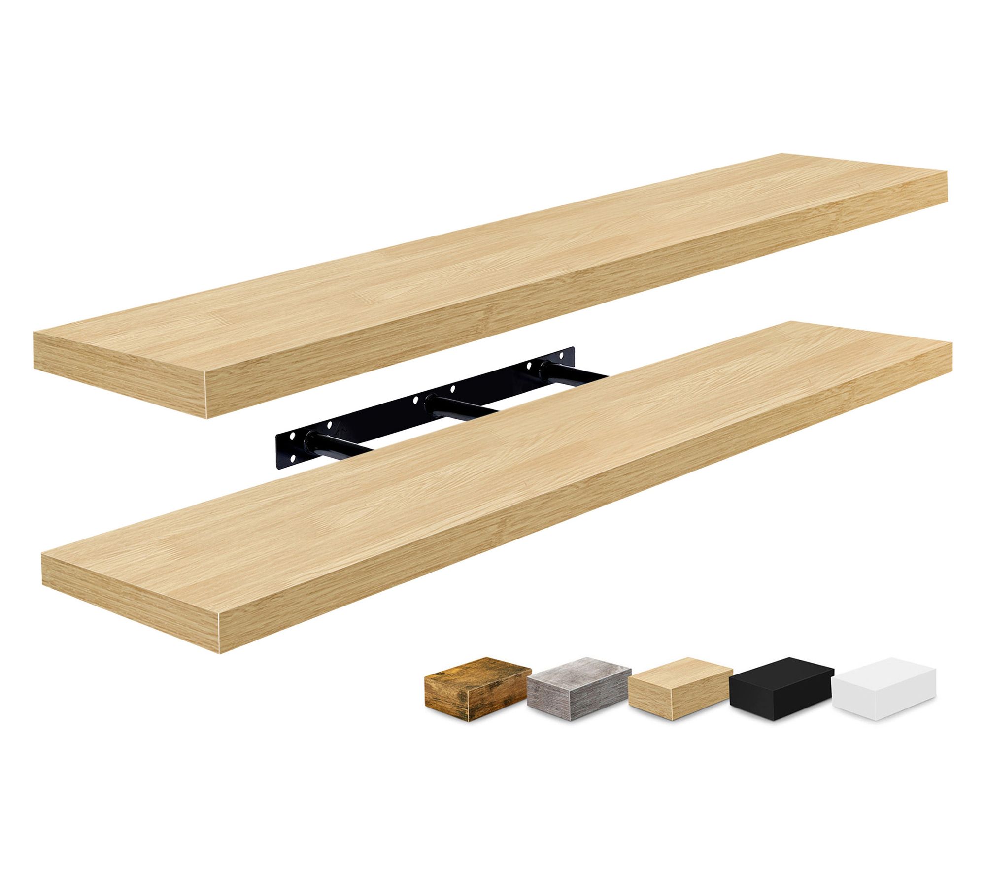 Sorbus Floating Shelves for Wall - 2 Long Floating Shelves