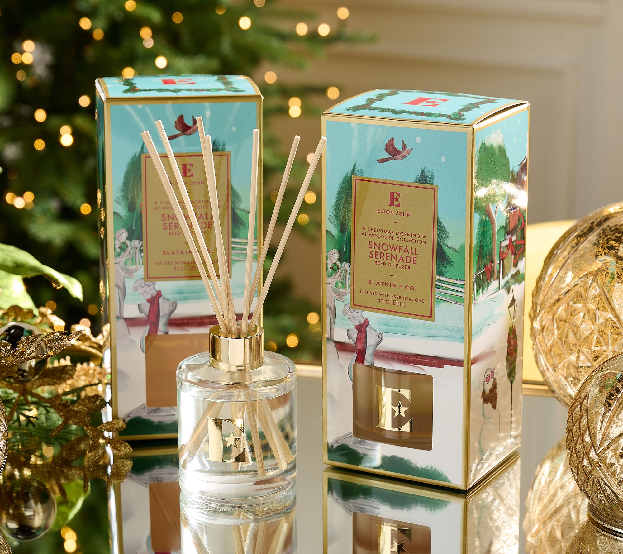 Elton John x Slatkin + Co. S/2 Reed Diffusers - Snowfall
