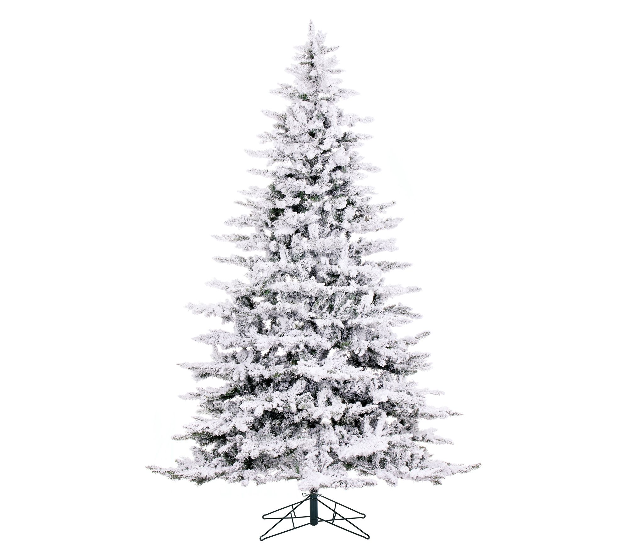 Vickerman Artificial 9' Flocked Utica Fir Christmas Tree