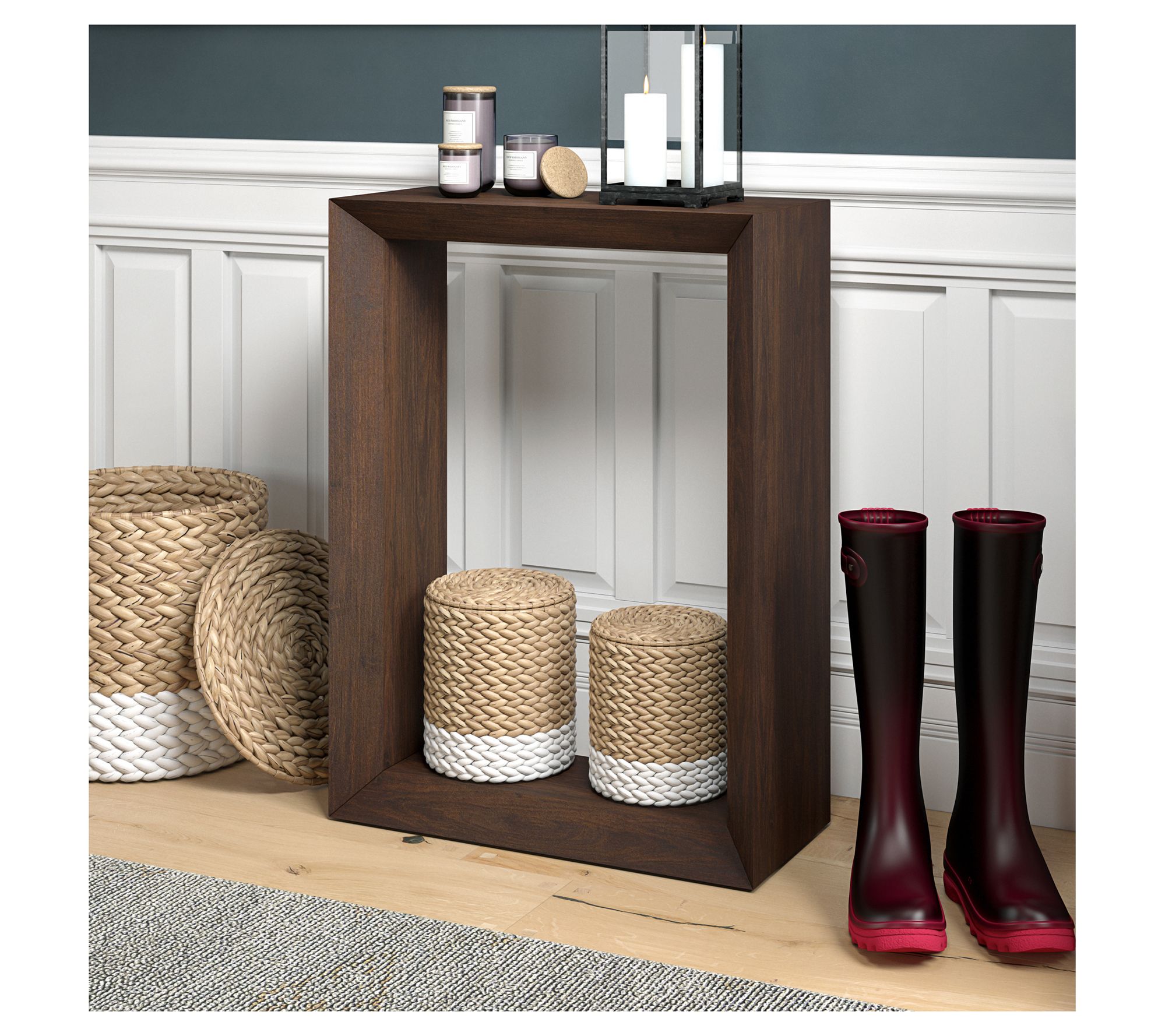 Hudson&Canal Osmond 22" Wide Rectangular Console Table