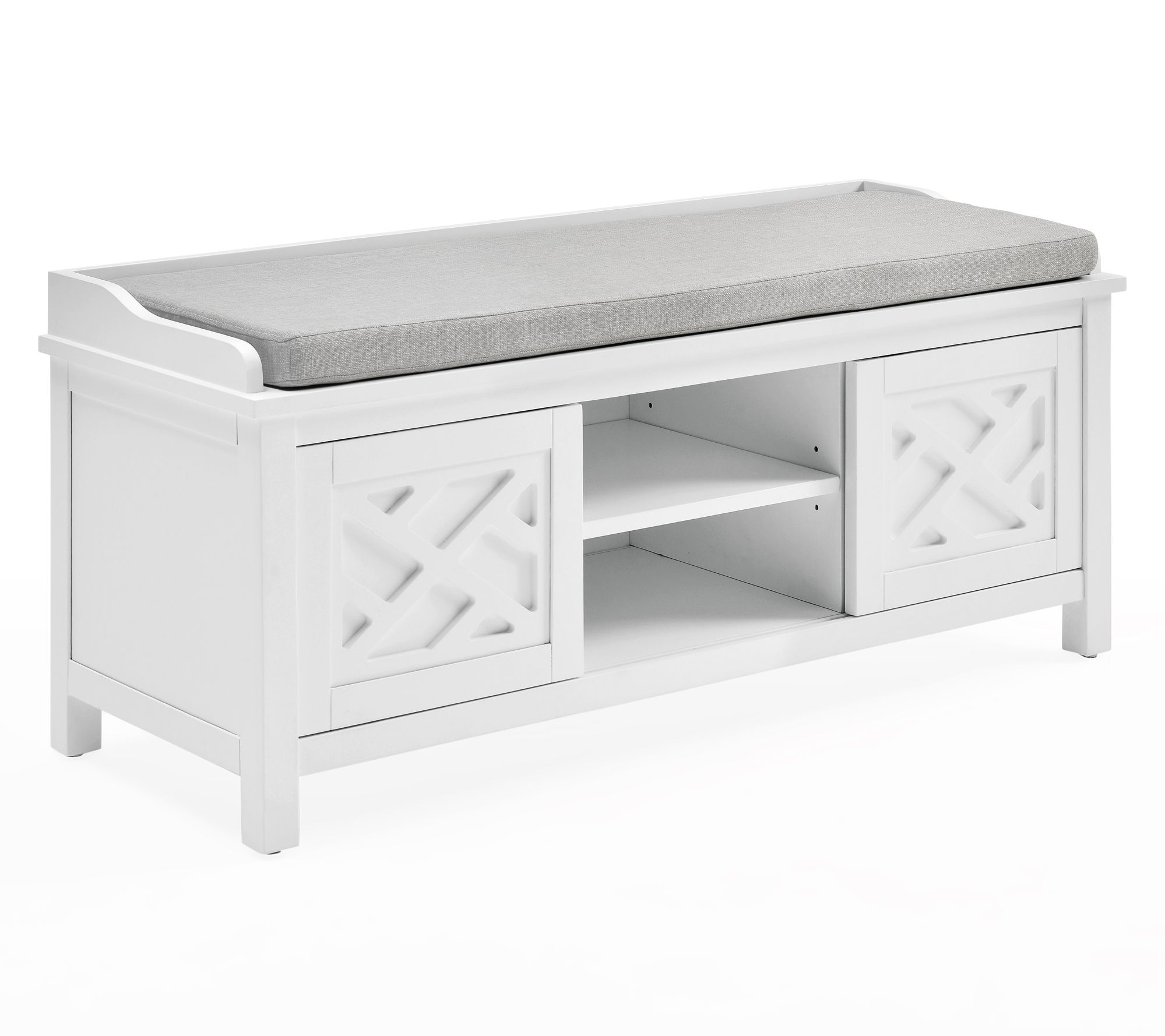 Alaterre Furniture Coventry 45" Wood Storage Entryway Bench