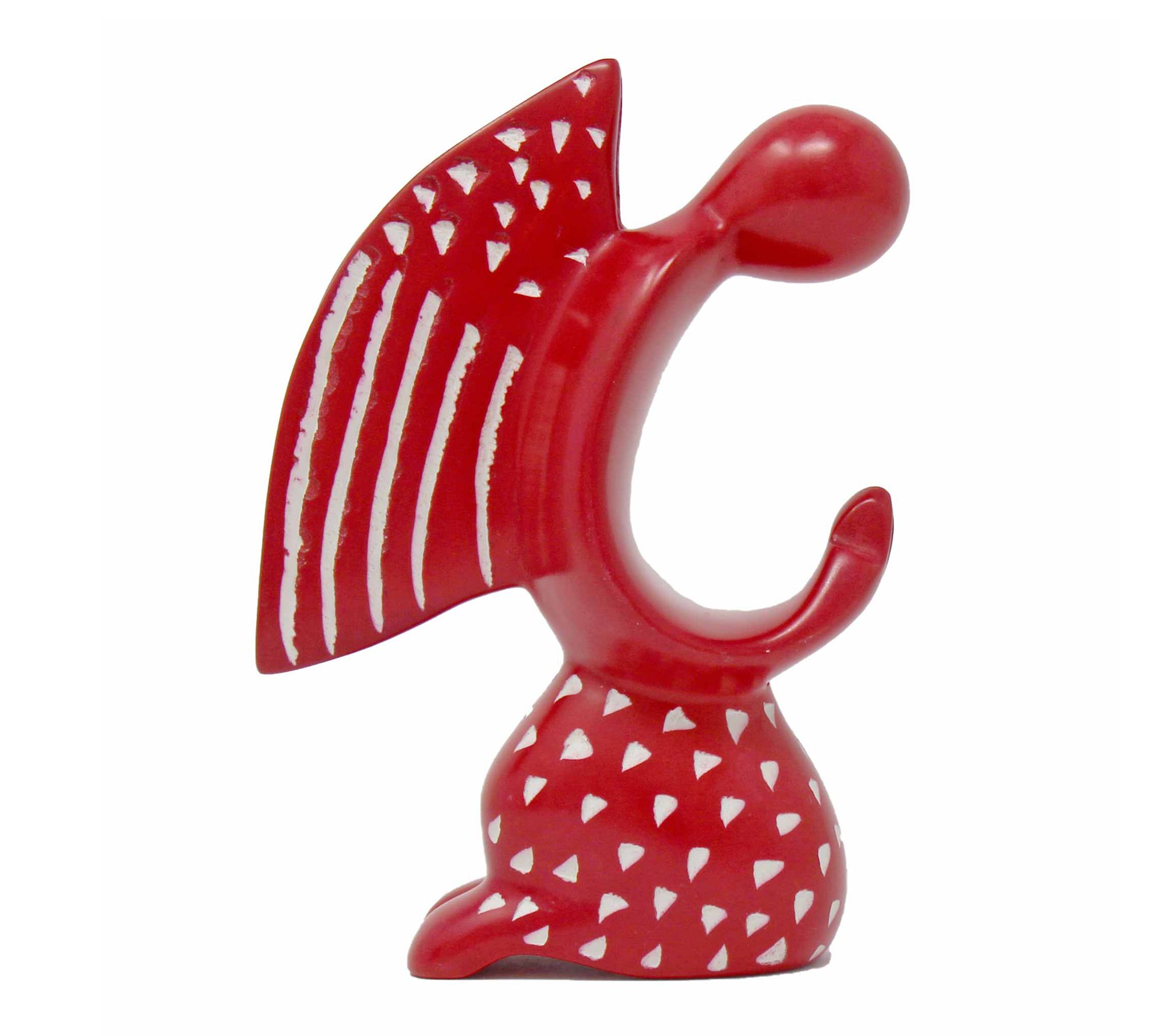 Global Crafts Praying Angel Soapstone Sculpture