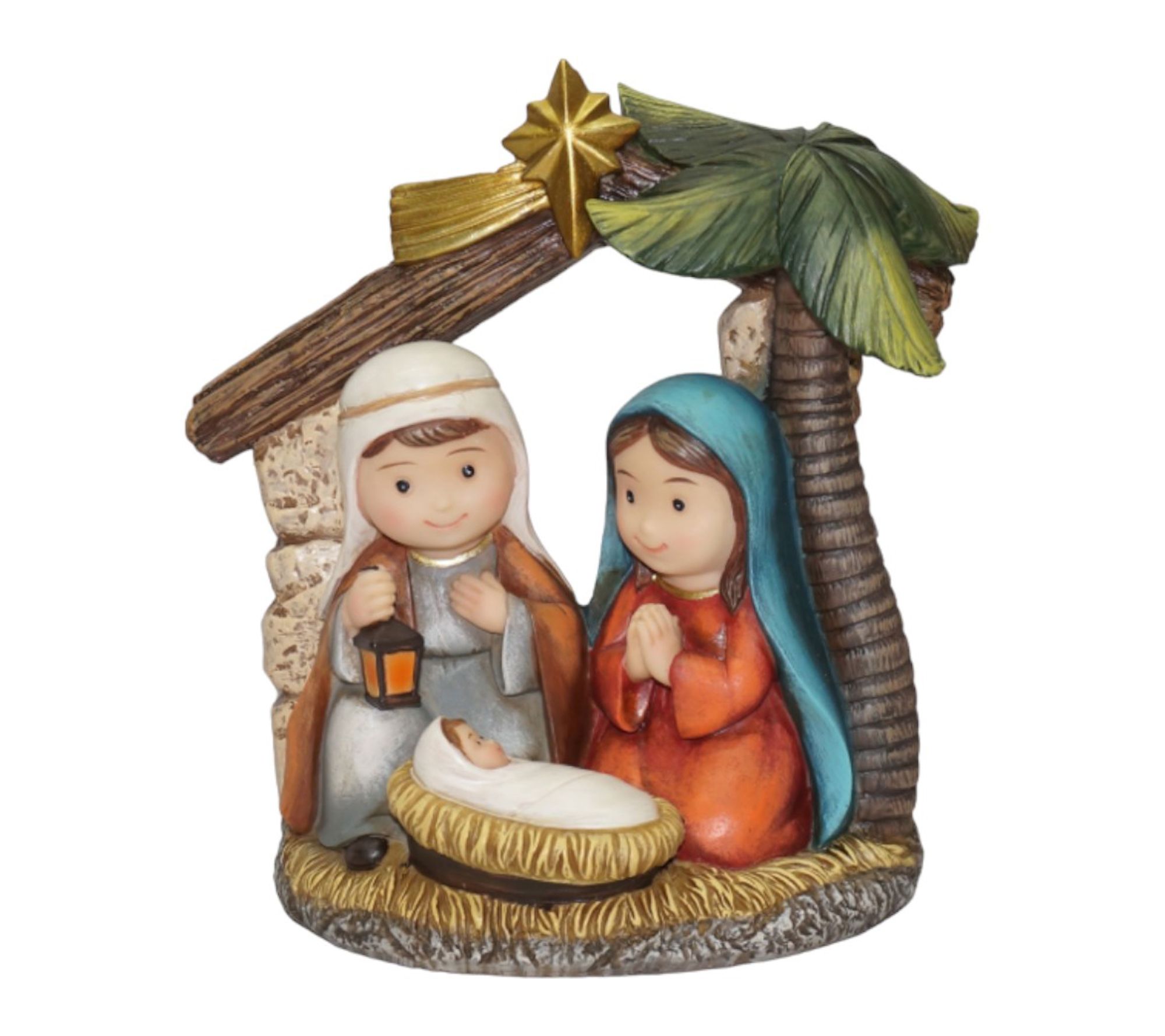 RC Home Decor 6" Holy Family Nativity Scene Figurine
