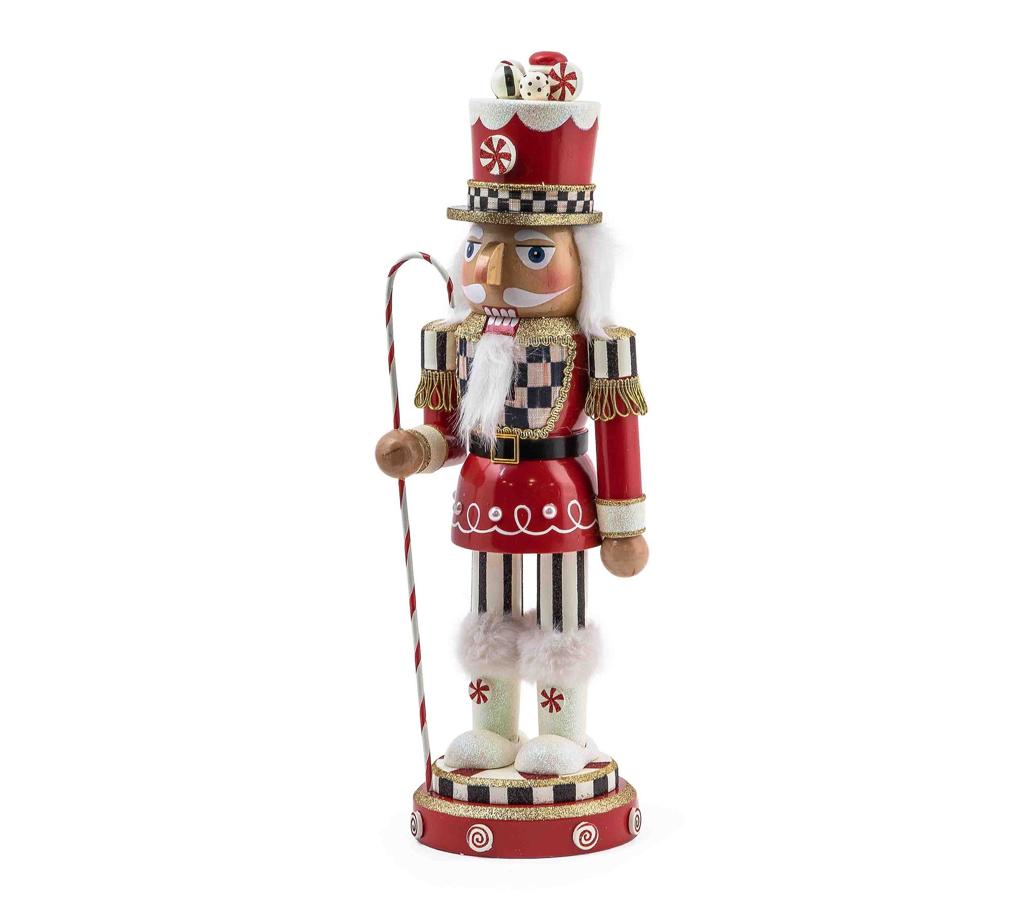 MacKenzie- Childs Peppermint Nutcracker