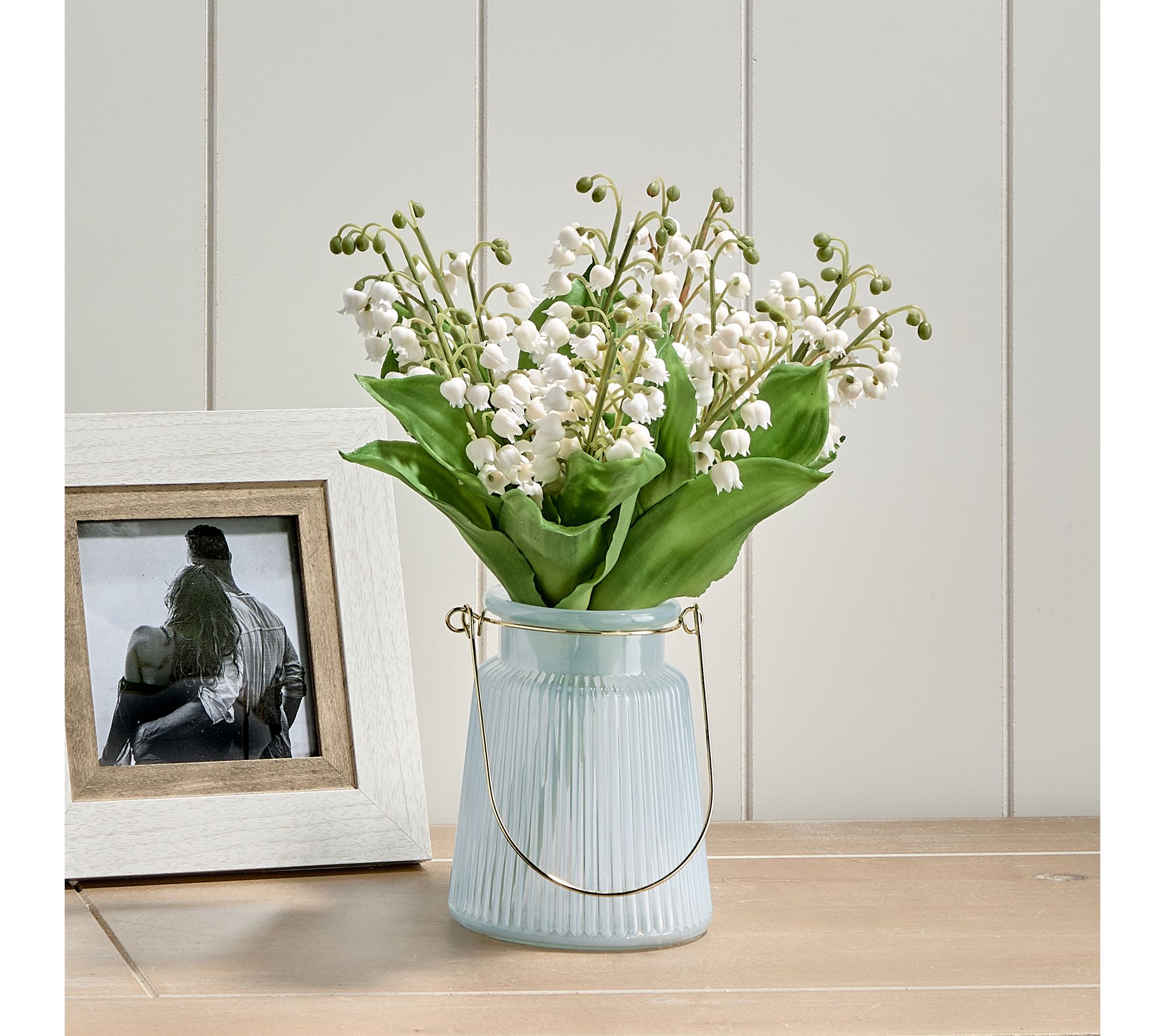 9" Natural Touch Lily Of The Valley Bush By Valerie