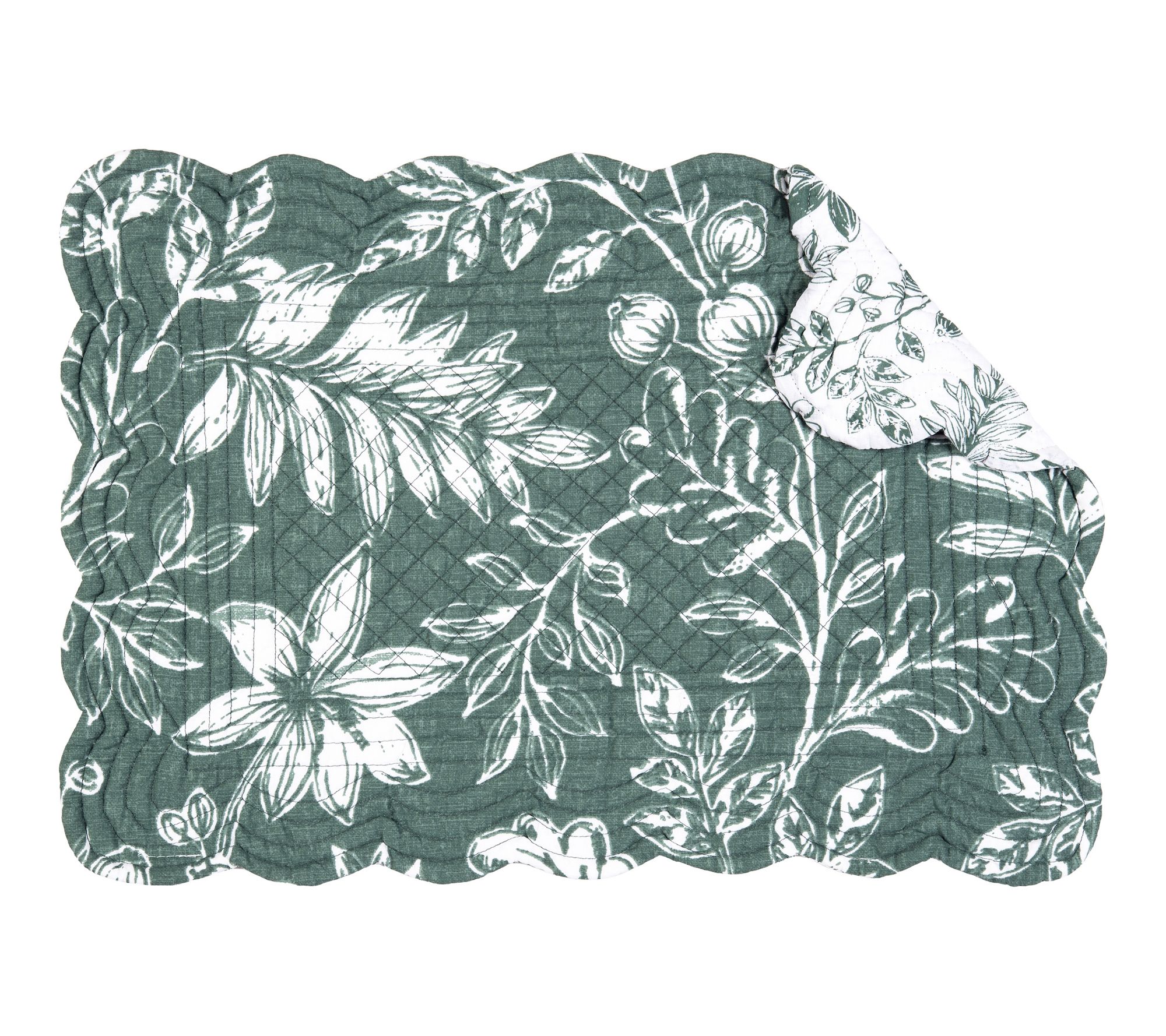 Everview Sage Cotton Set of 6 Placemats by Valerie