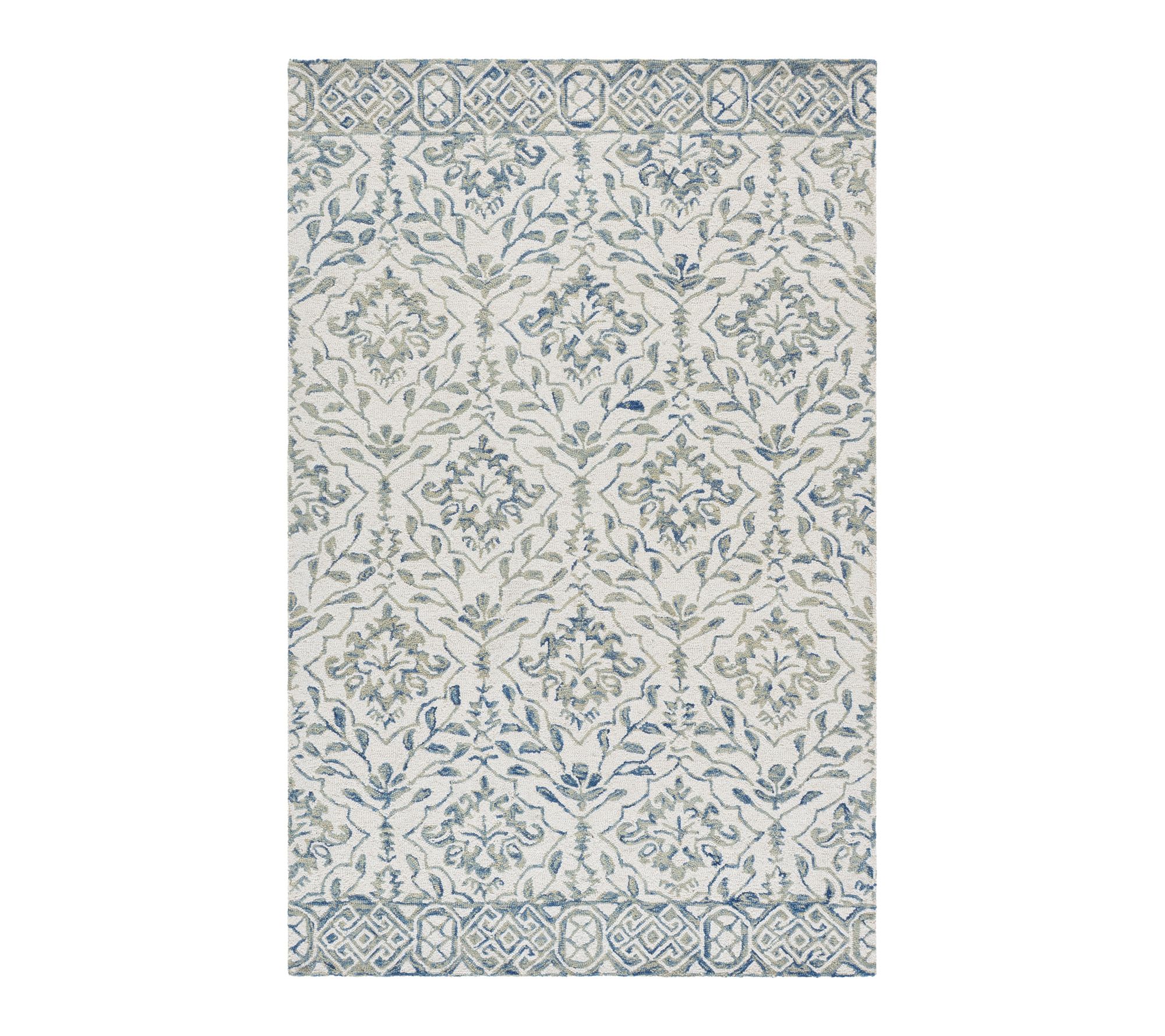 Dip Dye Fleur 4' x 6' Wool Rug by Valerie