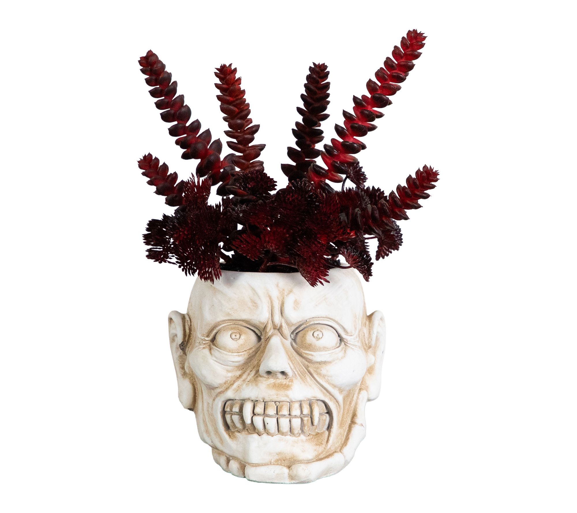 10-in Plant in Zombie Planter by Nearly Natural