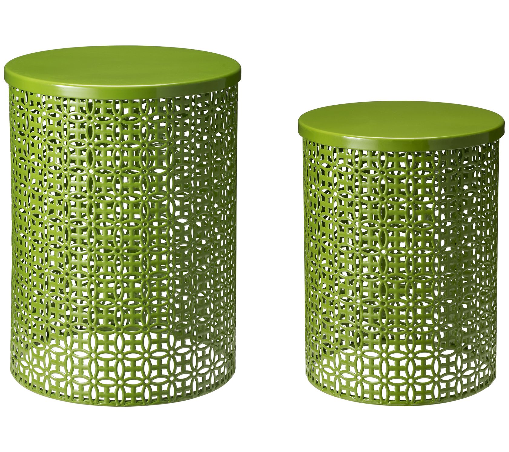 Glitzhome Graduated Plant Stand or Accent Tableor Stool S/2