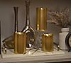 Mikasa Assorted S/3 Metallic Flameless Blow Out Candles with Remote, 5 of 5