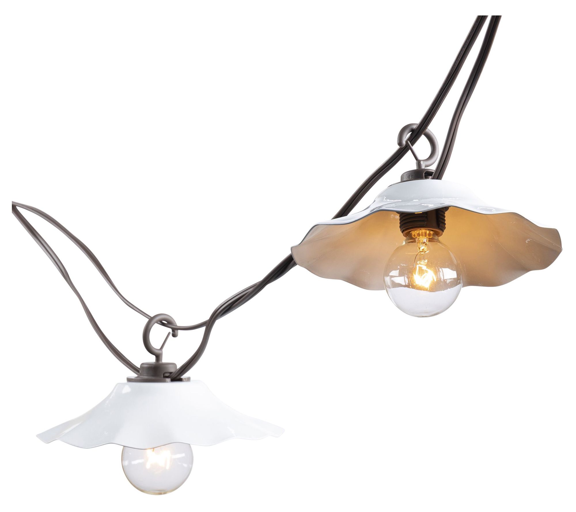 12ft L Electric G40 Bulb Patio Lights (10 Lights) by Gerson Co