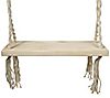 Northlight 21.75" Natural Rope Wooden Swing Chair, 3 of 4
