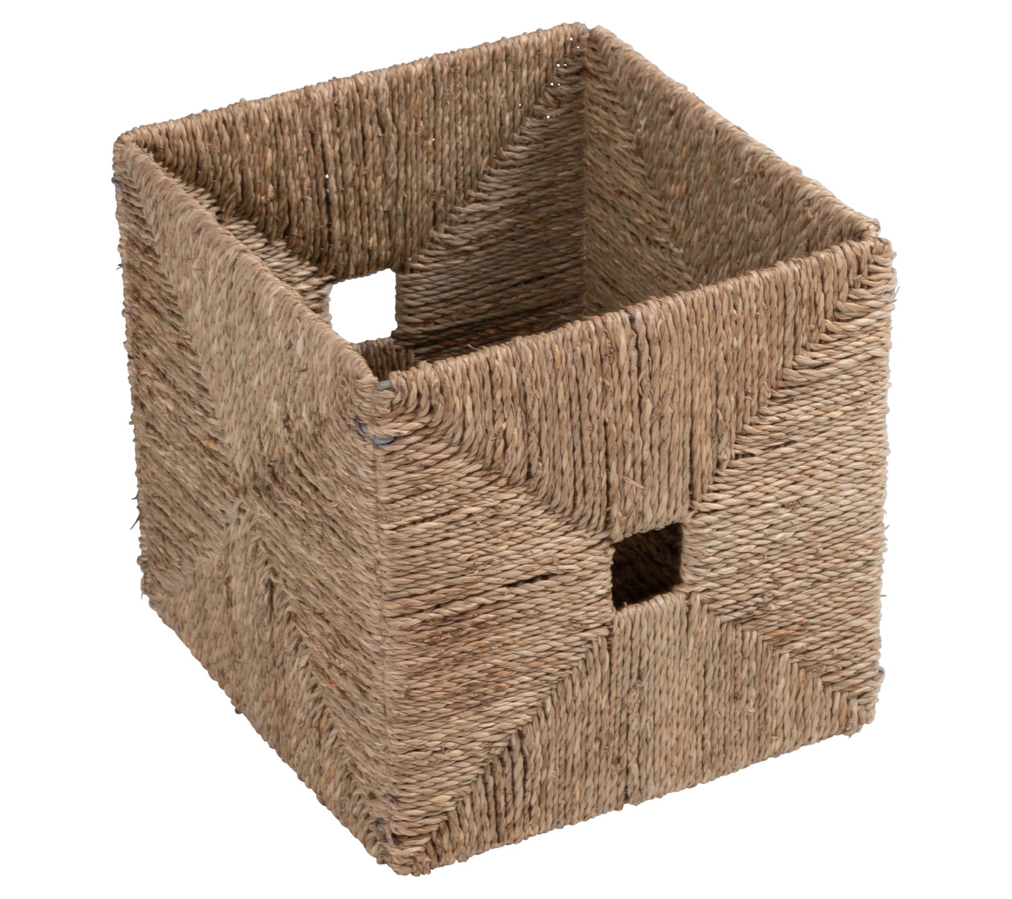 Sorbus Woven Wicker Storage Baskets for Organizing, Seagrass