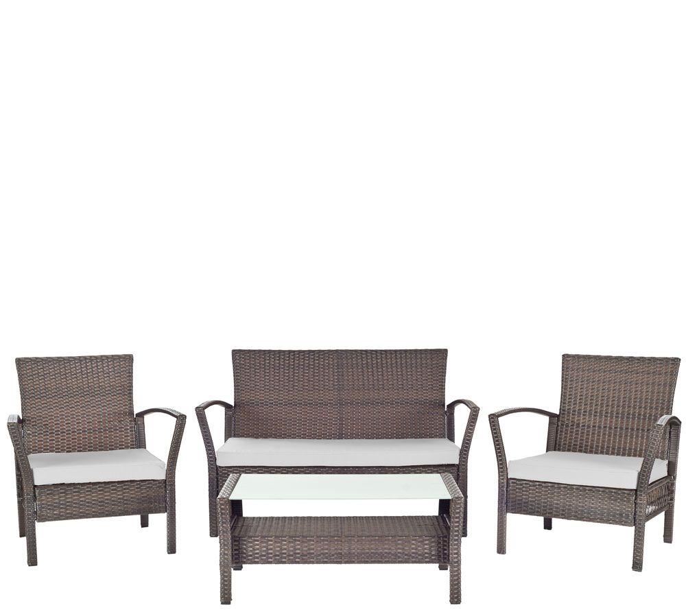 Safavieh Avaron 4-Piece Outdoor Set
