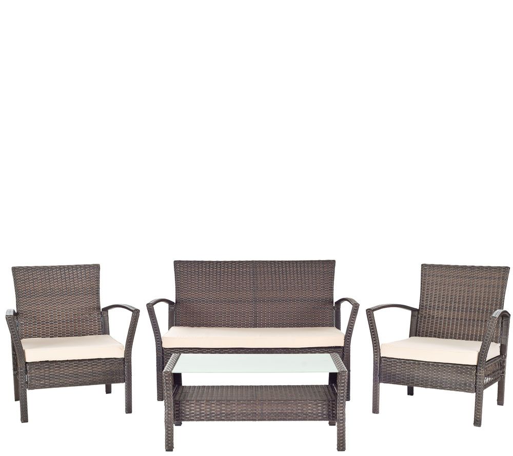 Safavieh Avaron 4-Piece Outdoor Set