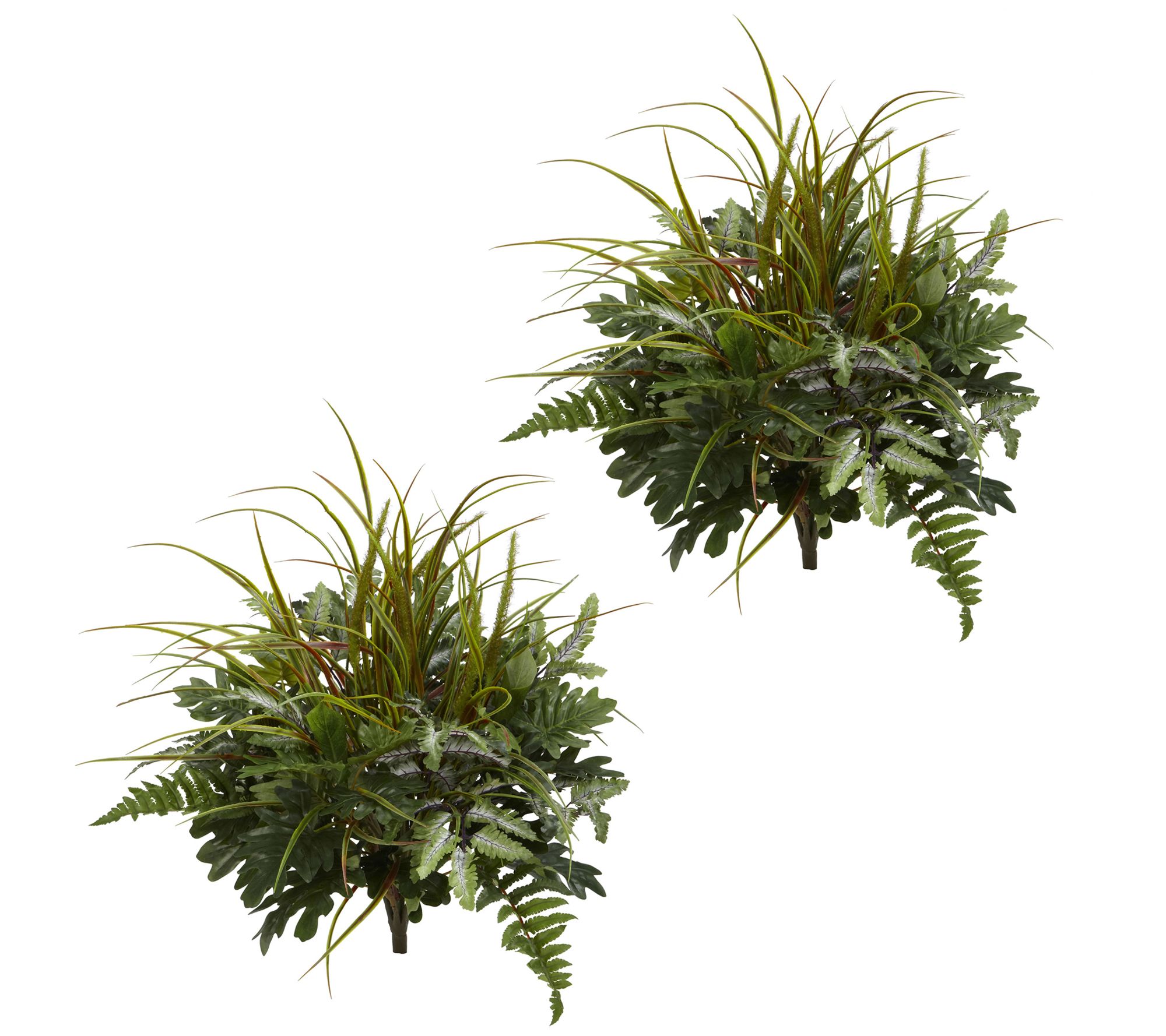 Set of (2) 28" Mix Greens Plants by Nearly Natural