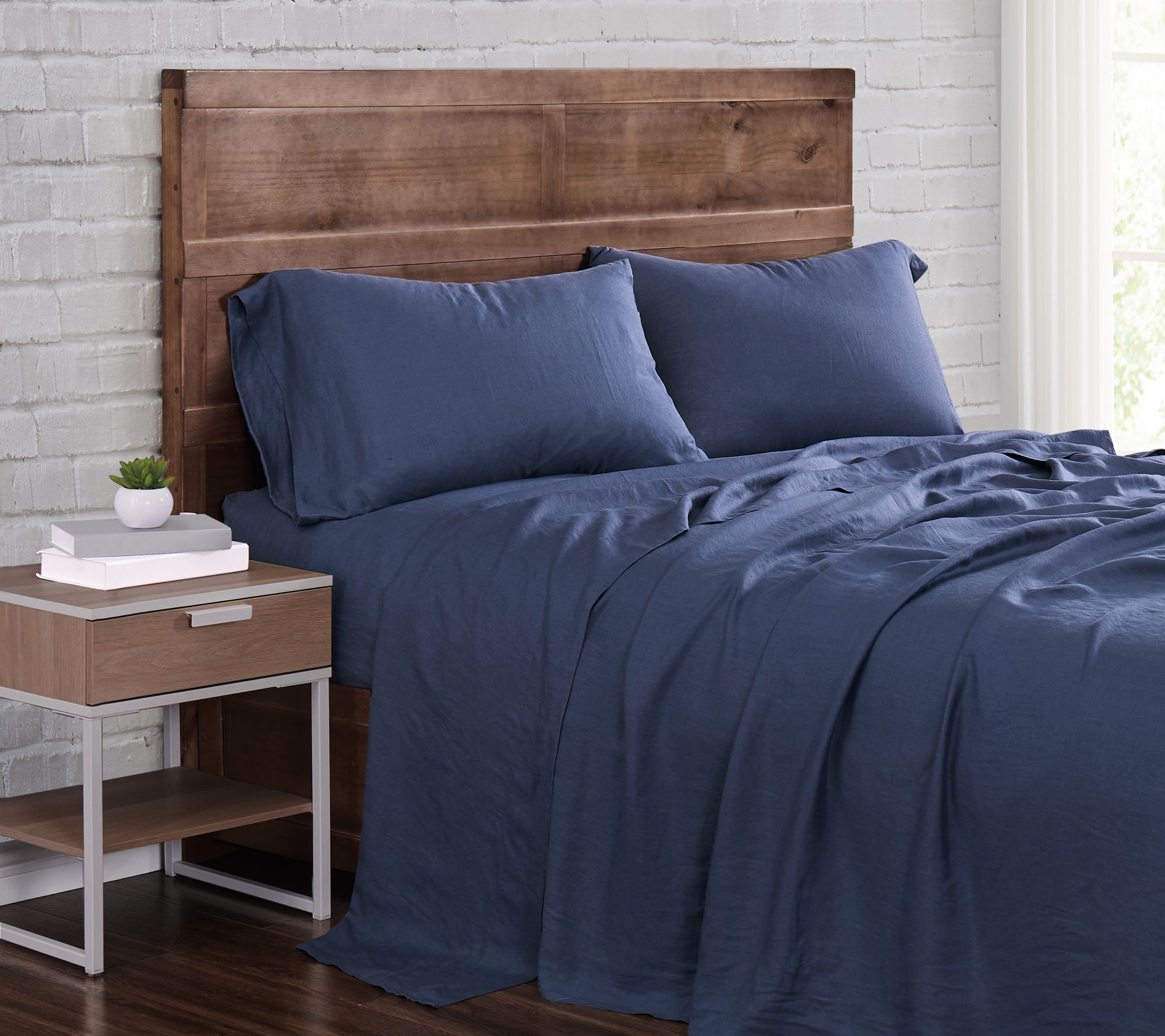 Brooklyn Loom Flax Linen King Sheet Set