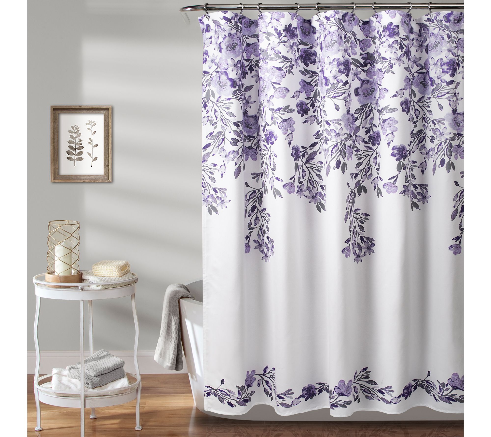 Tanisha 72" x 72" Shower Curtain by Lush Decor