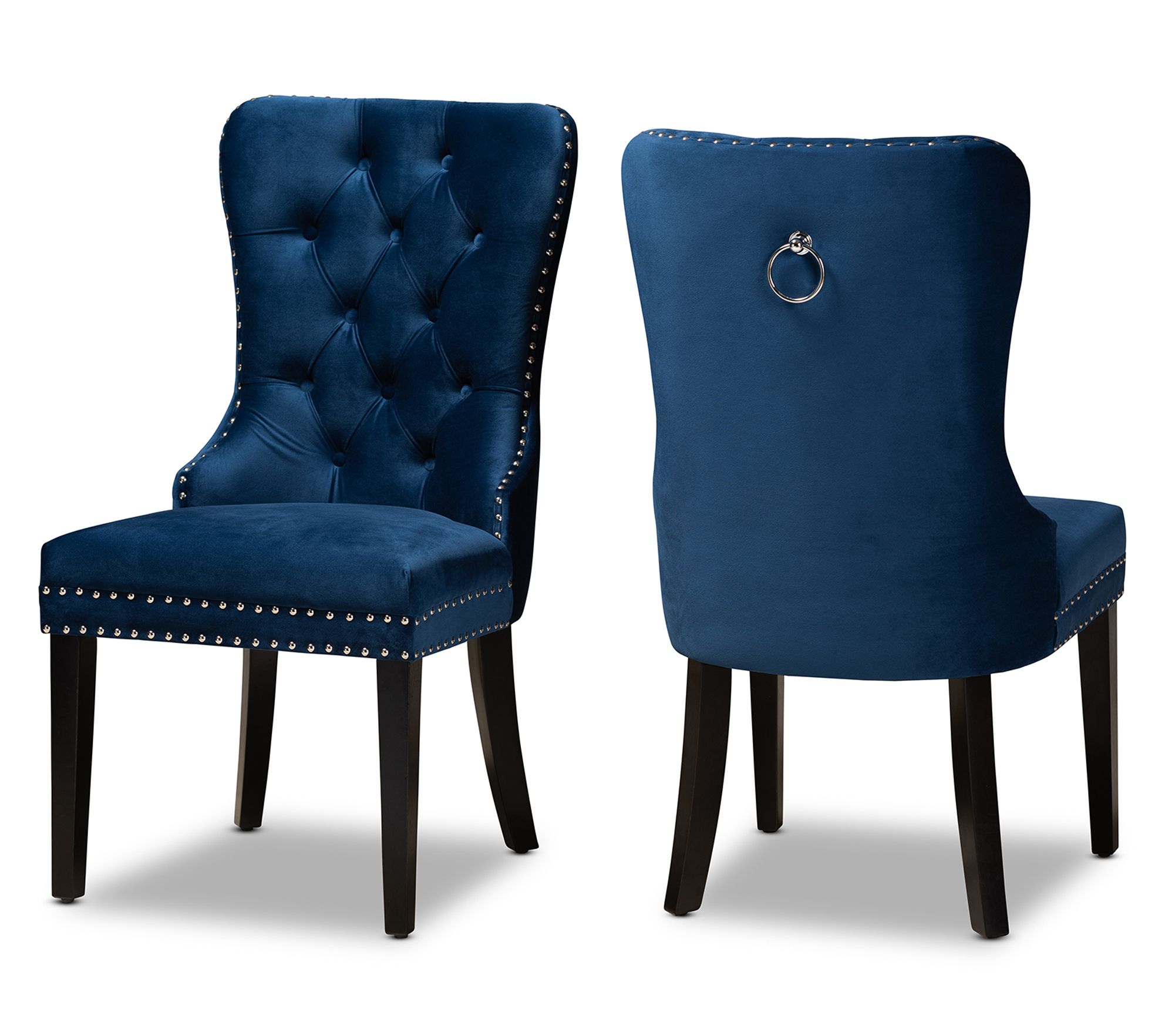 Remy Upholstered 2-Piece Wood Dining Chair Set