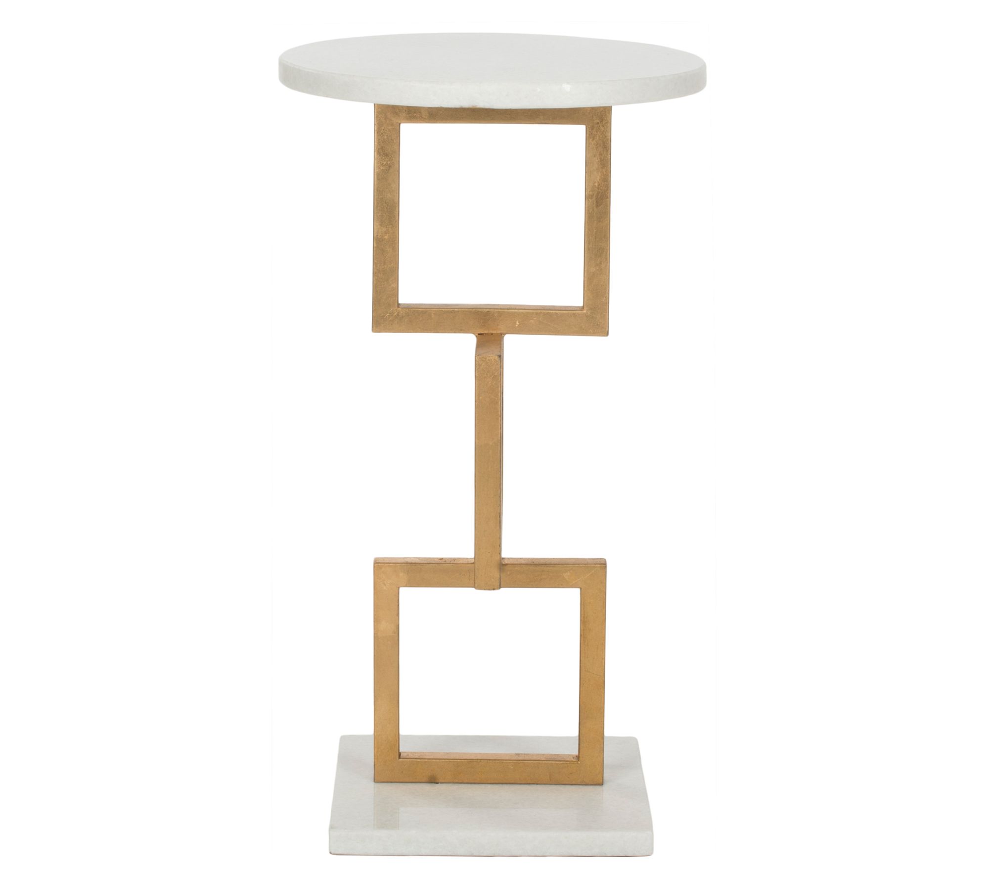 Safavieh Cassidy Silver Leaf Accent Table