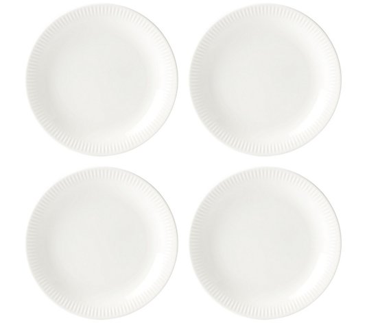 Lenox Set of 4 Profile Accent Plates - White