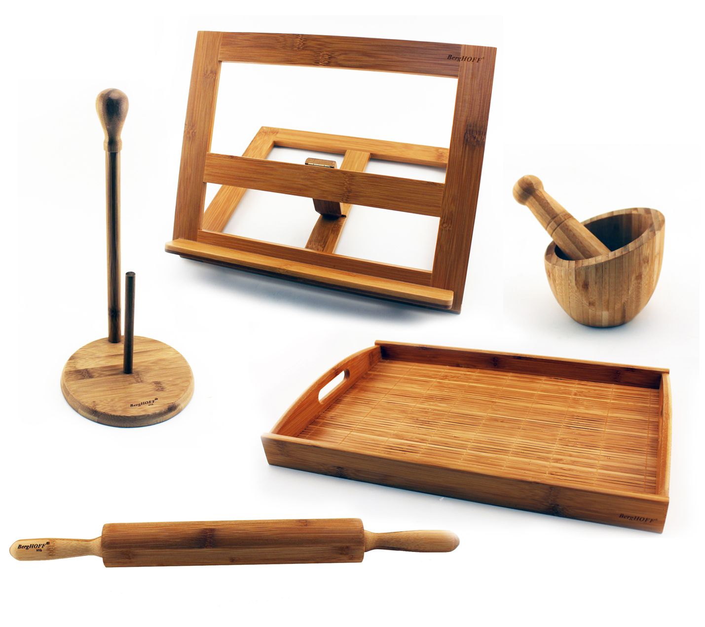 BergHOFF Bamboo 5-Piece Kitchen Prep Set