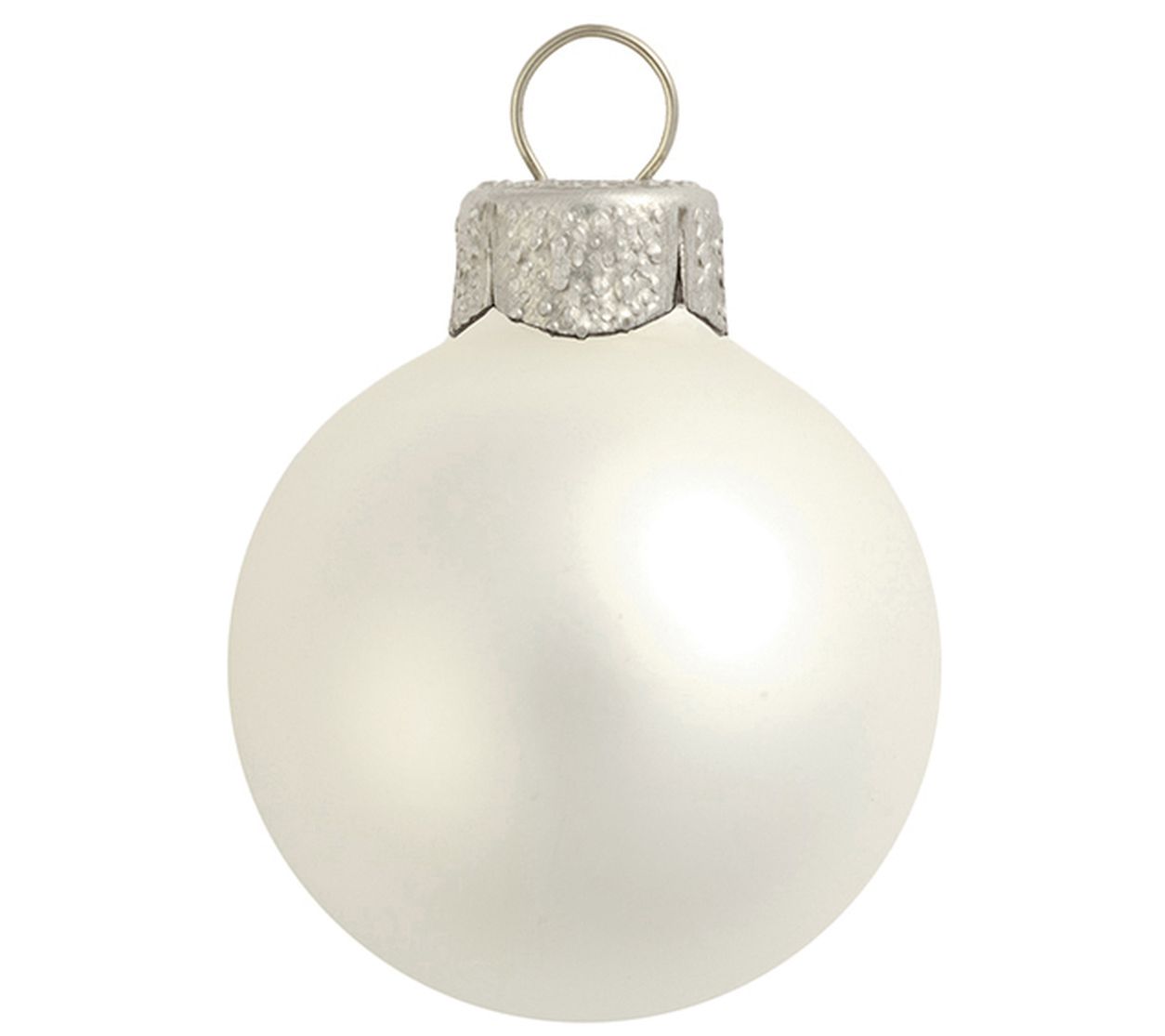 Whitehurst 12-Pc Set of 2.75" Glass Ornaments,atte Finish