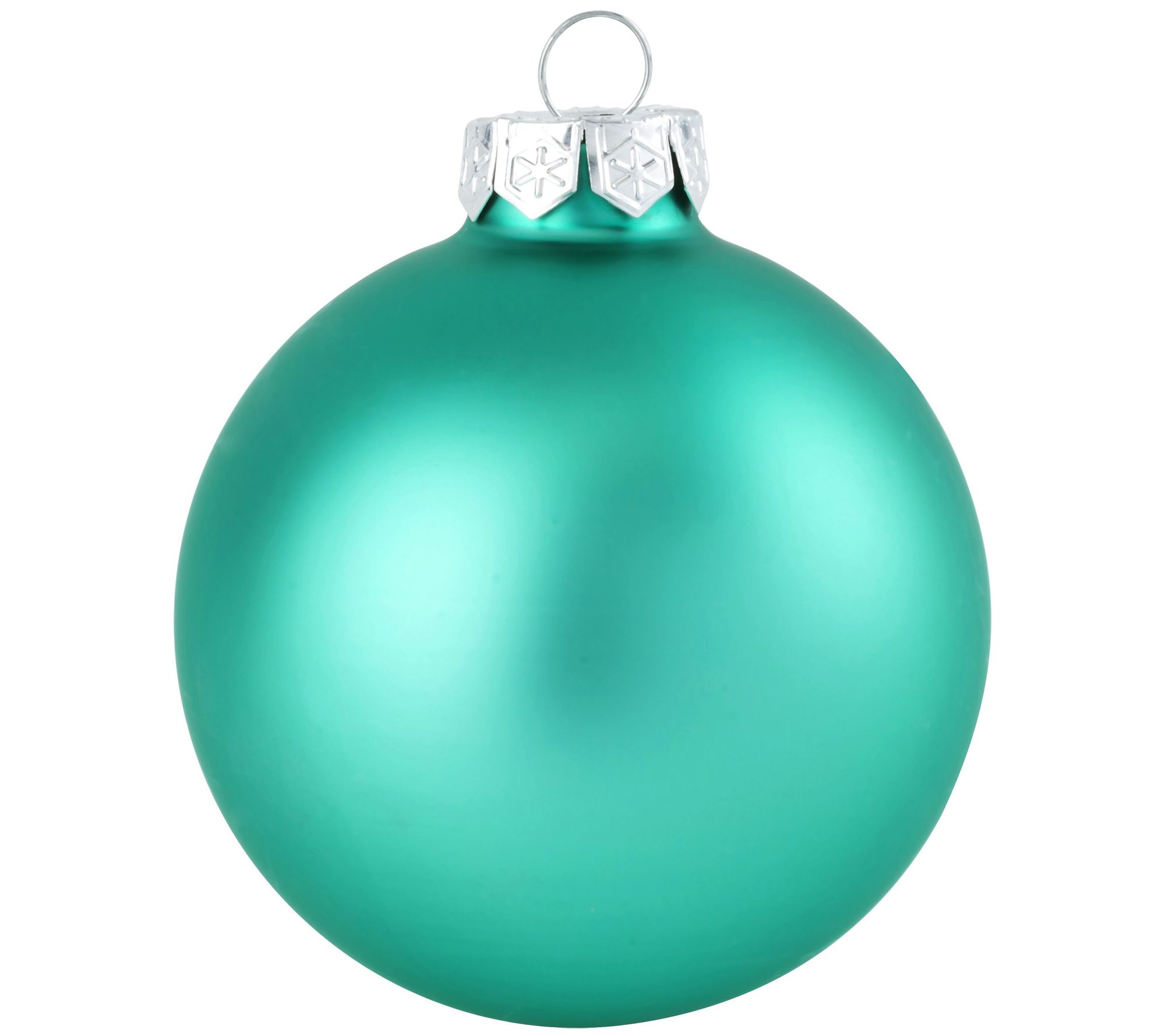 Whitehurst 12-Pc Set of 2.75" Glass Ornaments,atte Finish